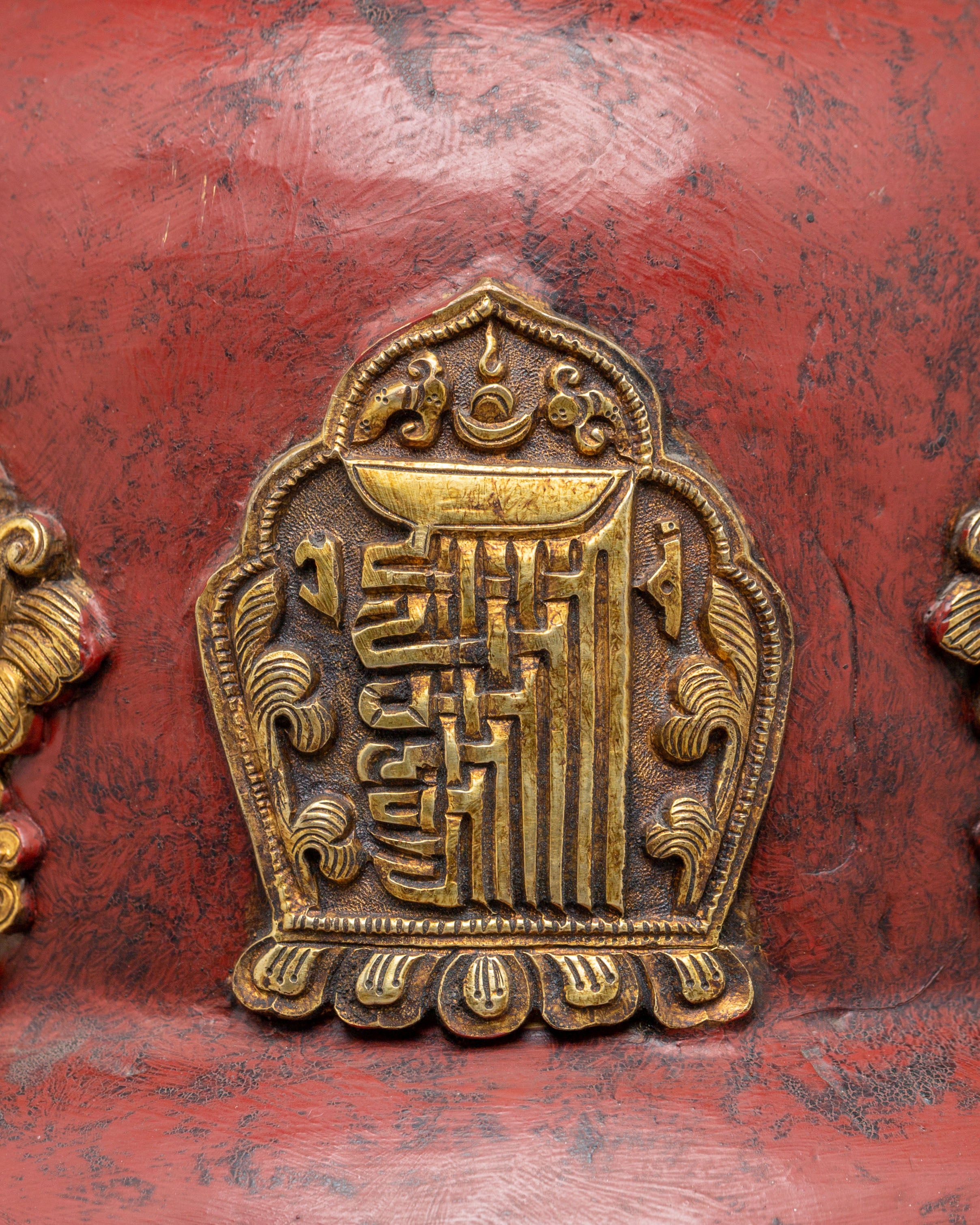 Handcrafted Crown | Gold Plated Ritual Crown for Altar Decor