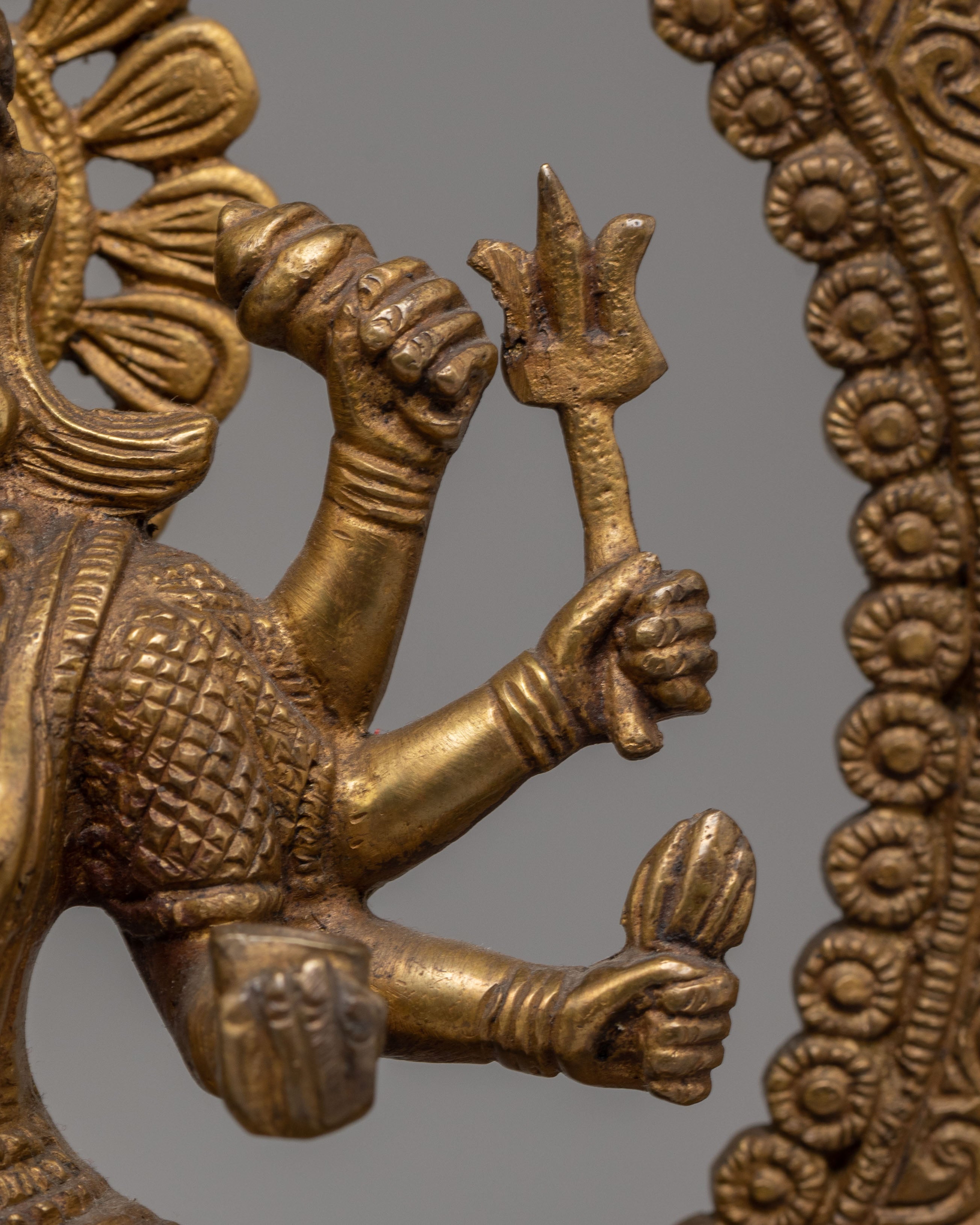 Handcrafted Durga Bronze Statue | Hindu Goddess Durga Sculpture