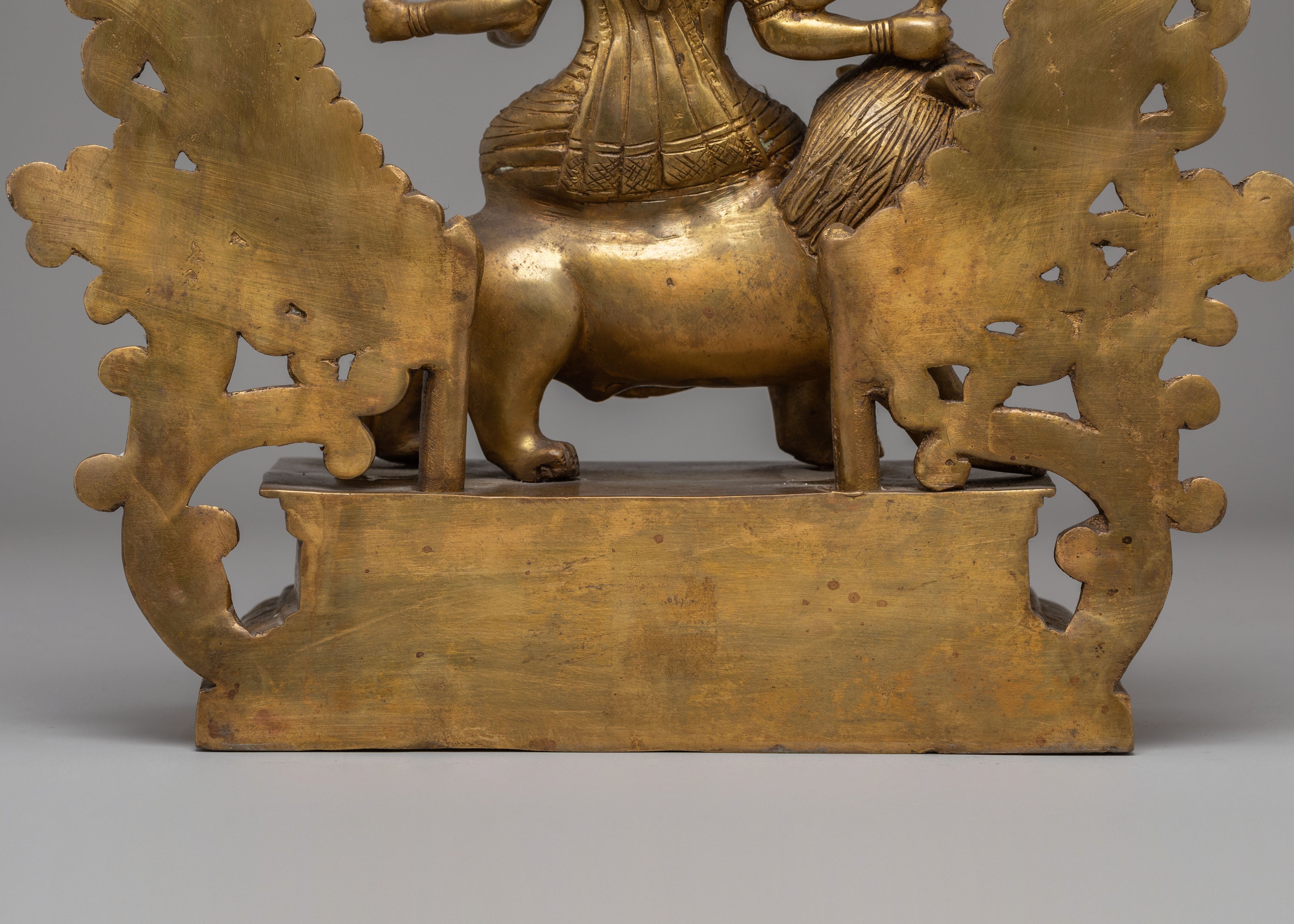 Handcrafted Durga Bronze Statue | Hindu Goddess Durga Sculpture