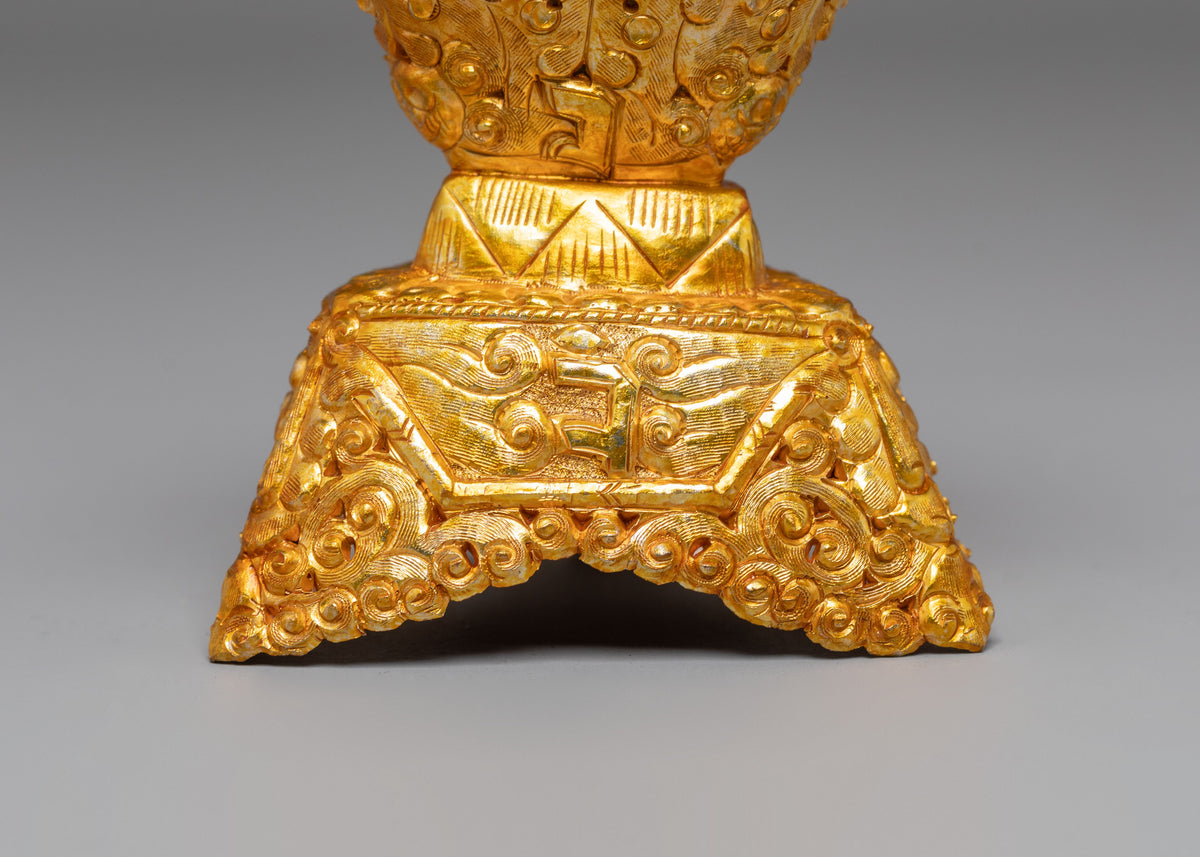 Handcrafted Ritual Kapala | Tibetan Buddhist Offering Vessel