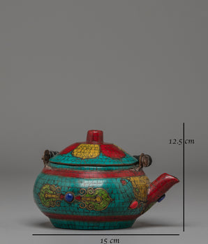 Tibetan Handcrafted Tea Pot | The Art of Mindfulness
