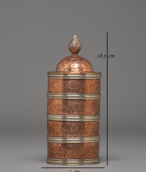 Traditional Handmade Himalayan Rice Pot | Symbol of Generosity