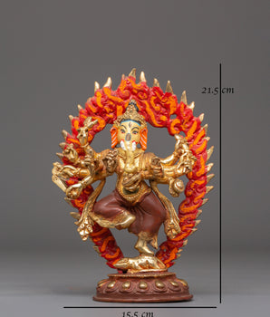 Handmade Divine Statue of Lord Ganesh | Symbol of Boundless Wisdom