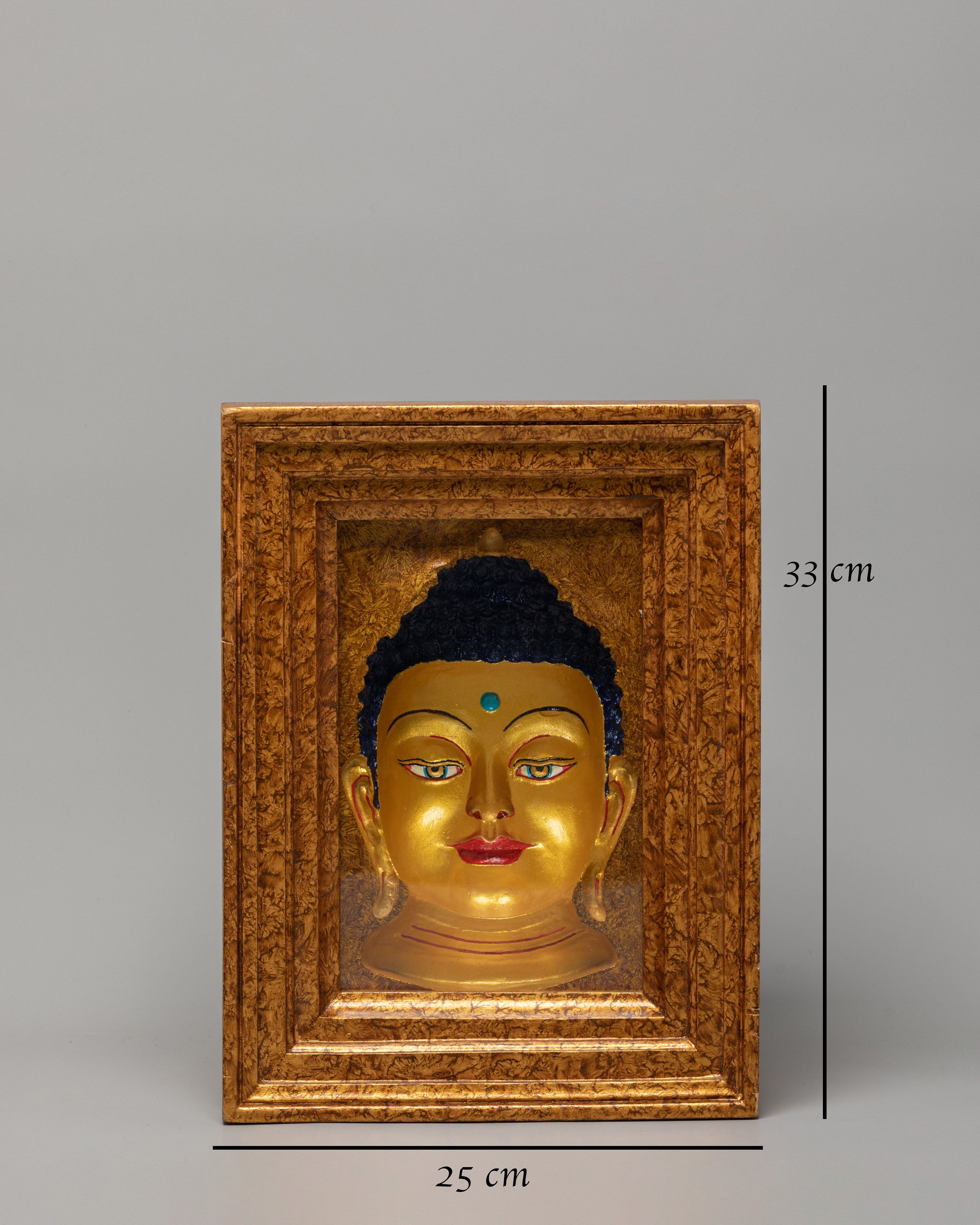 Handcrafted Buddha Head Wall Hanging | Path to Enlightenment
