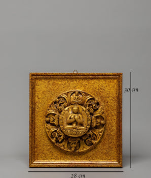 Tibetan Shakyamuni Buddha Wall Hanging | Embodying Wisdom