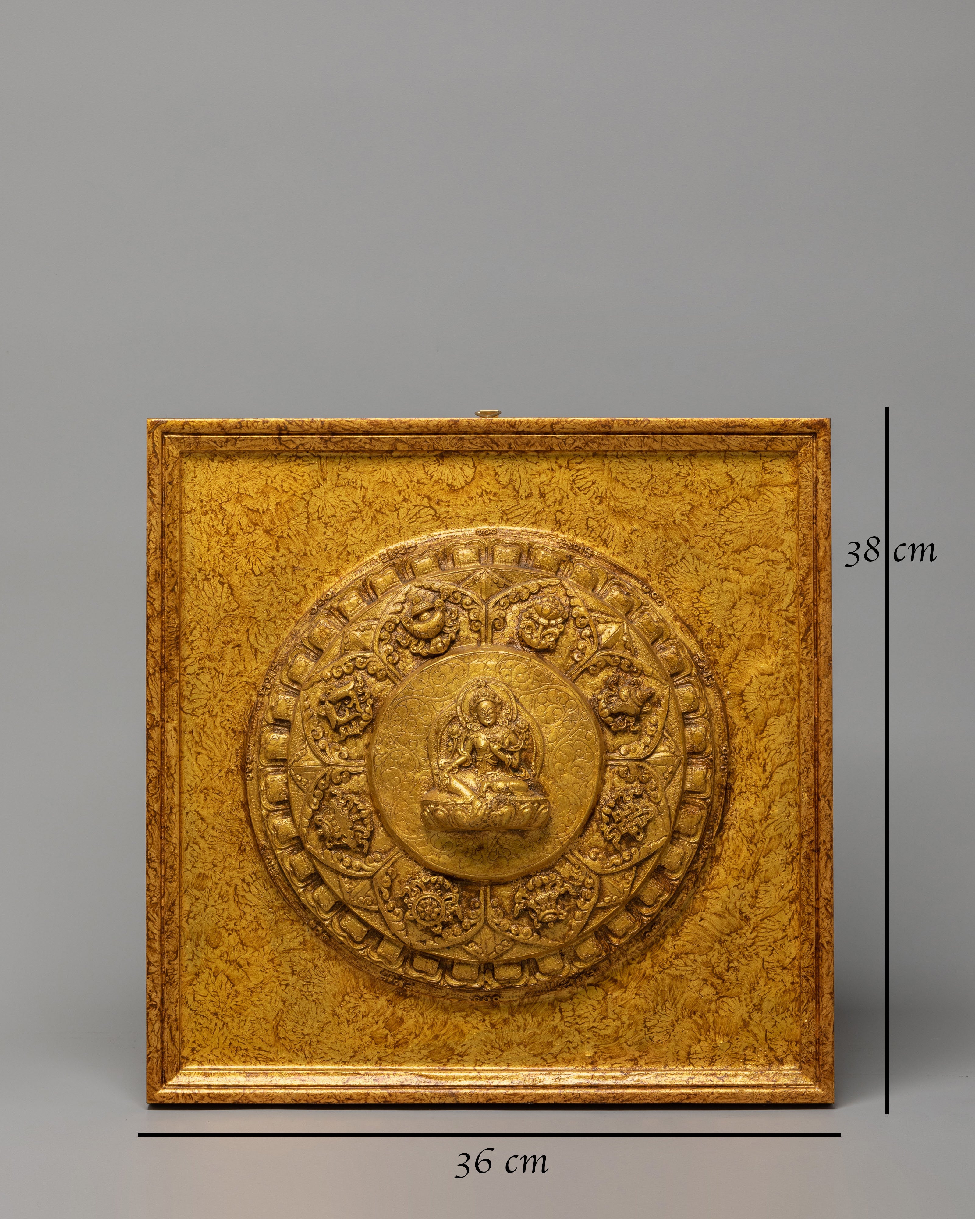 Himalayan Handcrafted Green Tara Wall Hanging | Symbol of Compassion