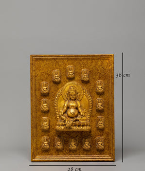 Buddhist Dzambhala Kubera Wall Hanging | Protector of Wealth and Harmony