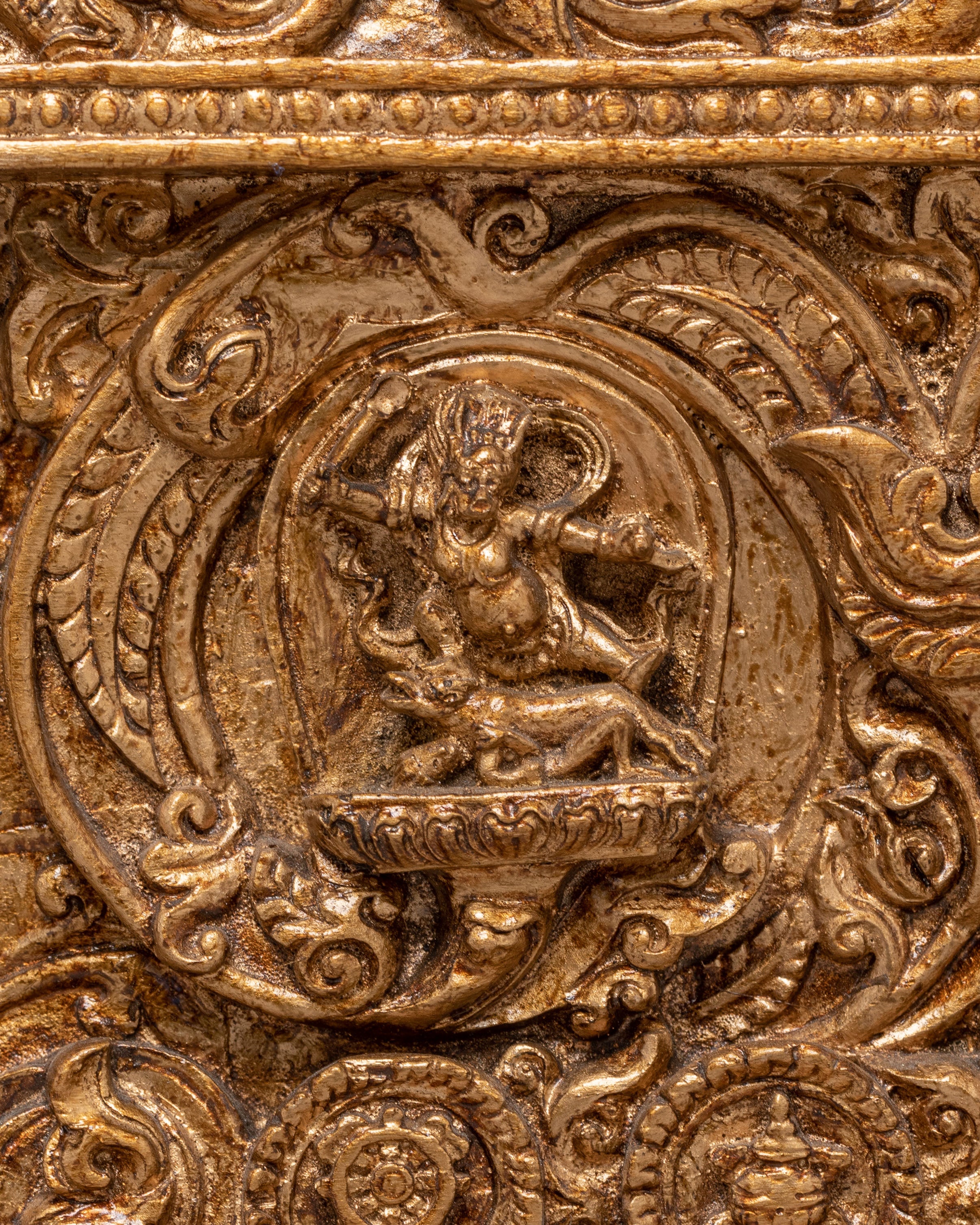 Sacred Yamantaka Wall Hanging | Tibetan Religious Wall Art for Meditation & Home Decor
