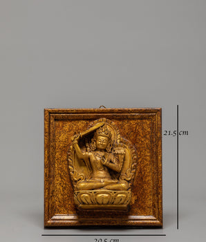 Sacred Manjushri Wall Hanging | Tibetan Buddhist Wisdom Decor