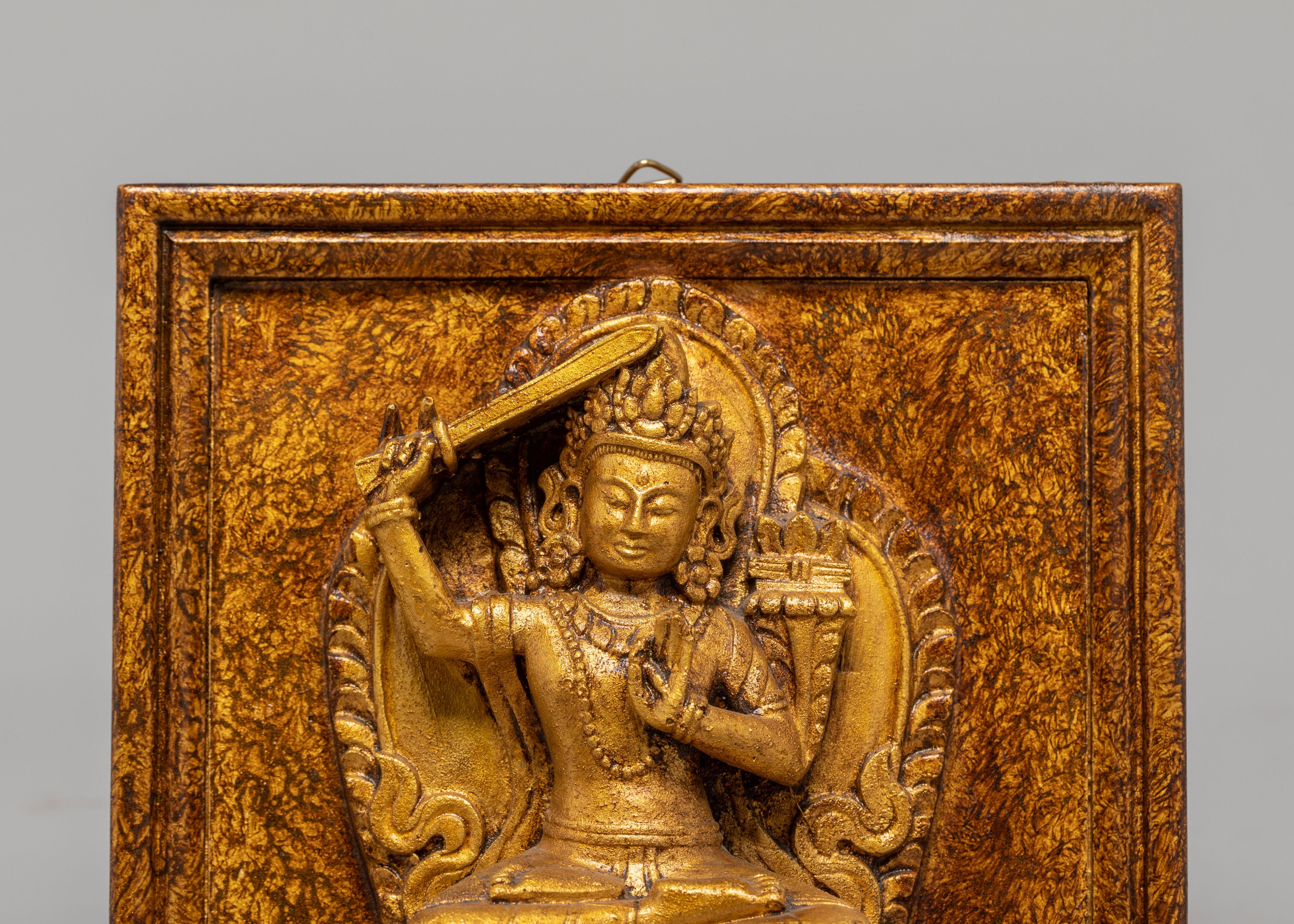 Sacred Manjushri Wall Hanging | Tibetan Buddhist Wisdom Decor