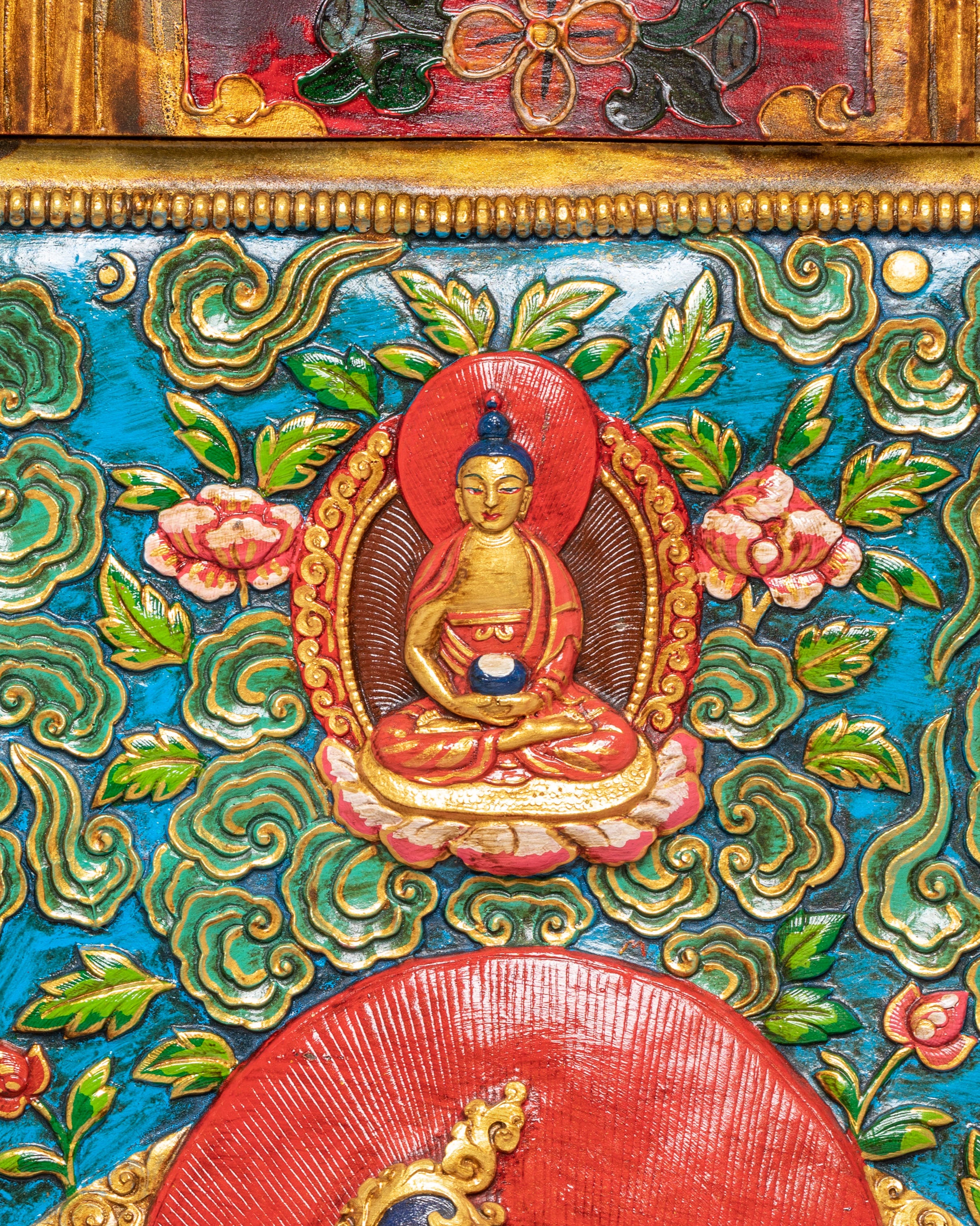 Handmade White Tara Thangka Wall Hanging | Tibetan Buddhist Goddess Art