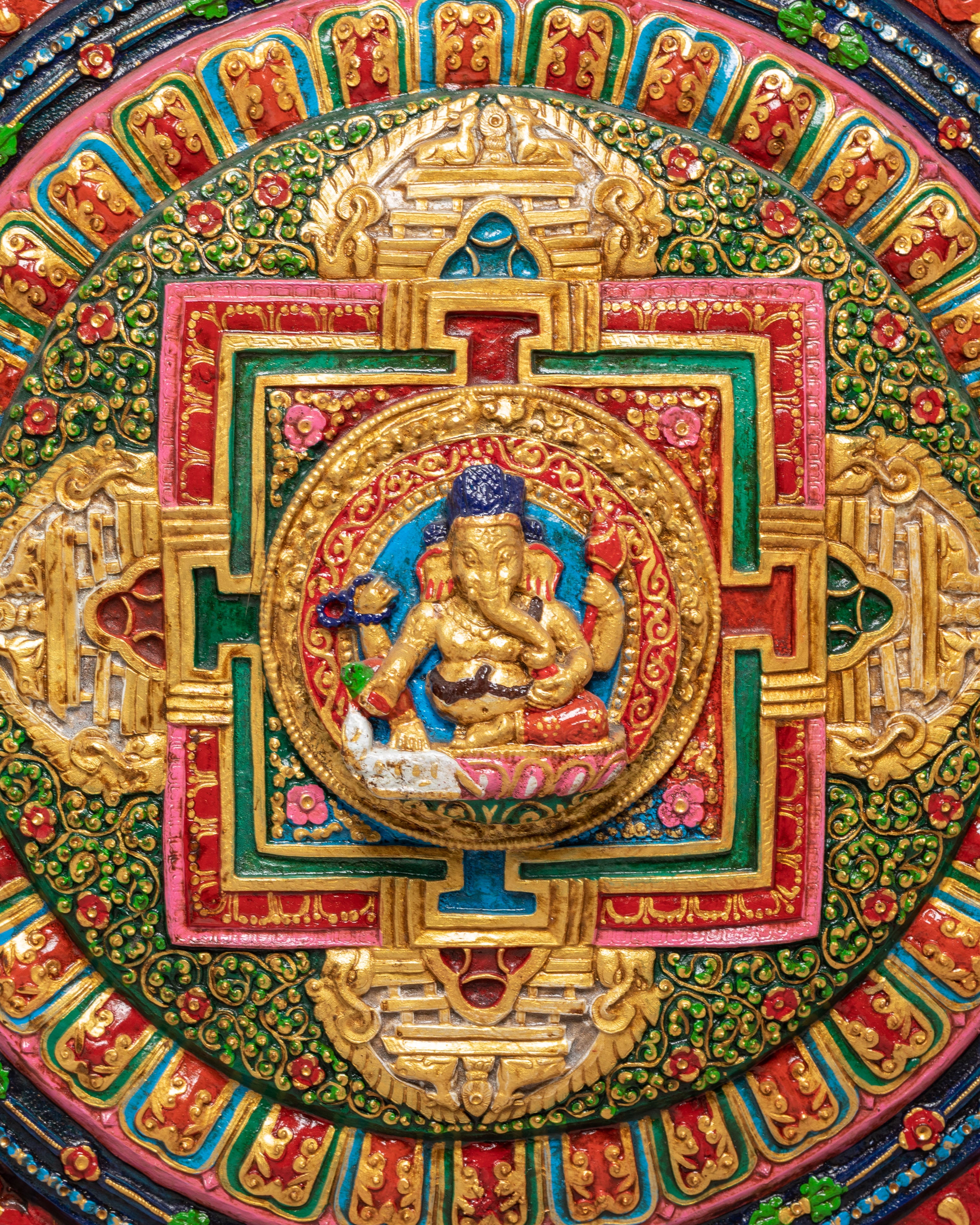 Sacred Ganesh Wall Hanging | Divine Guidance and Prosperity