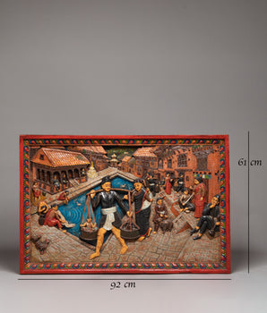 Traditional Nepali Wall Art | Hari Prasad Sharma Painting