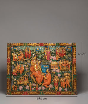 Hindu Deity Set Wall Hanging | Sacred Indian Gods Artwork