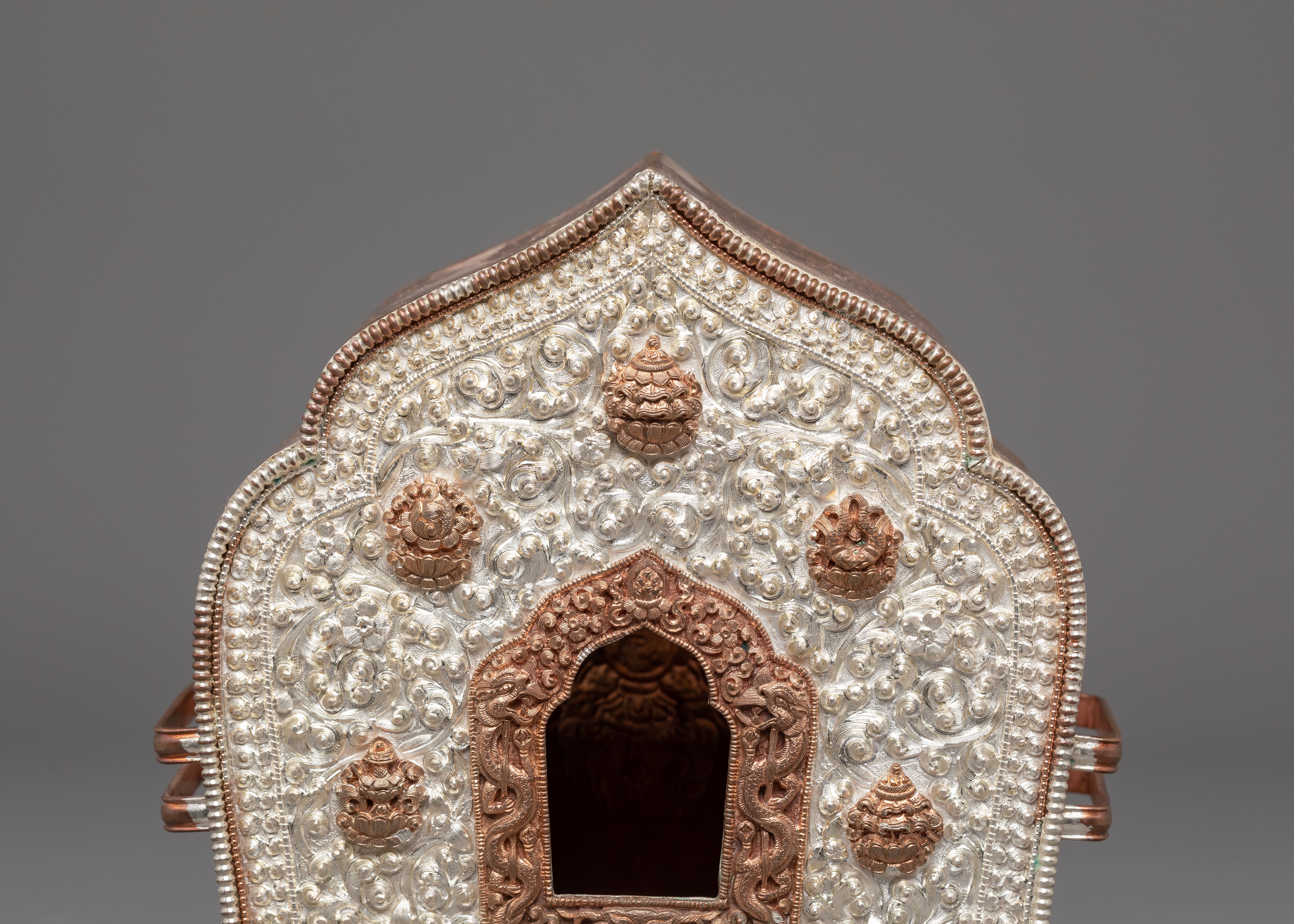 Handmade Silver Ghau Box | Amulet Case for Protection Rituals