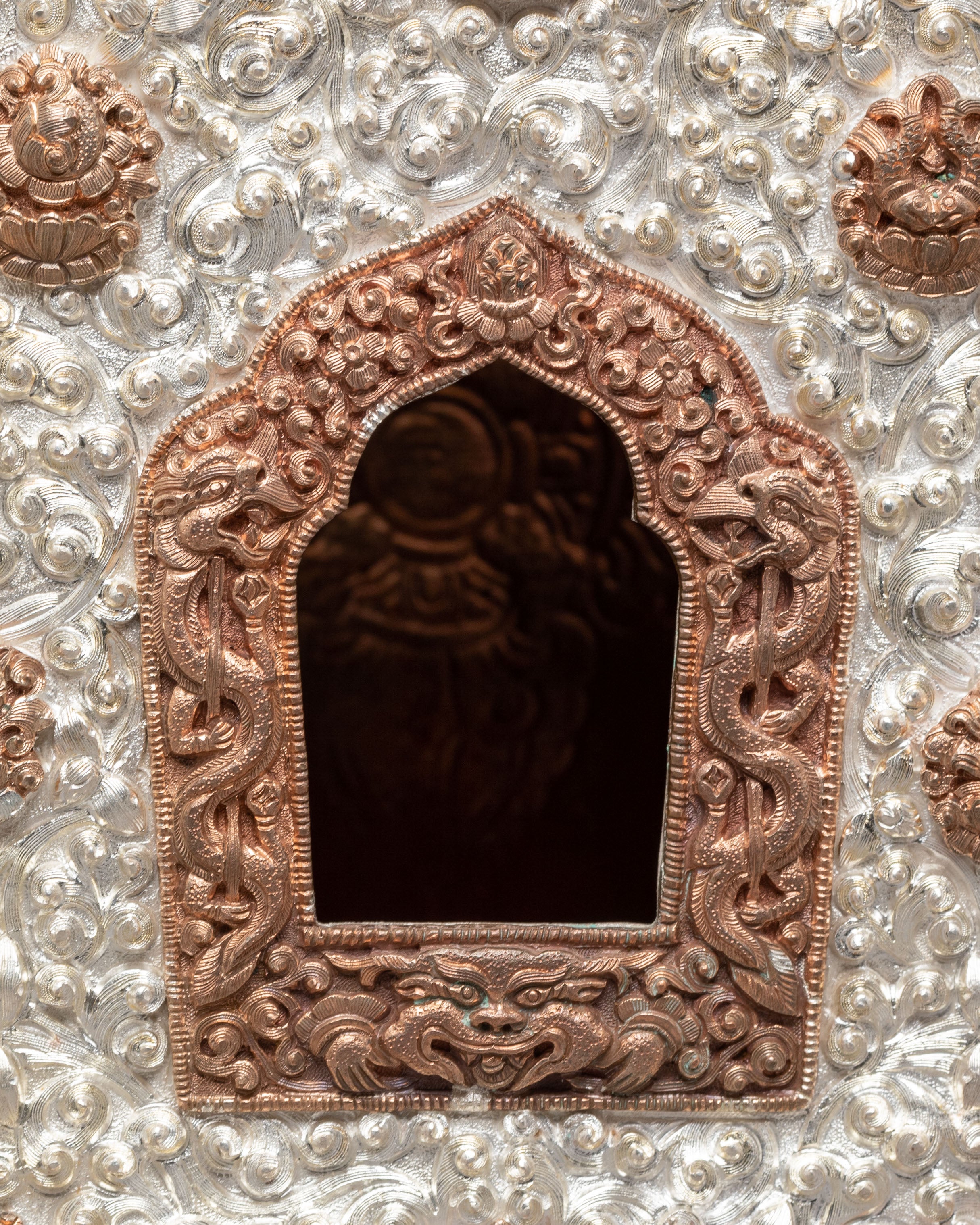 Handmade Silver Ghau Box | Amulet Case for Protection Rituals