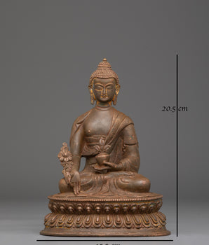 Medicine Buddha Handcrafted Sculpture | Healer of Body and Mind