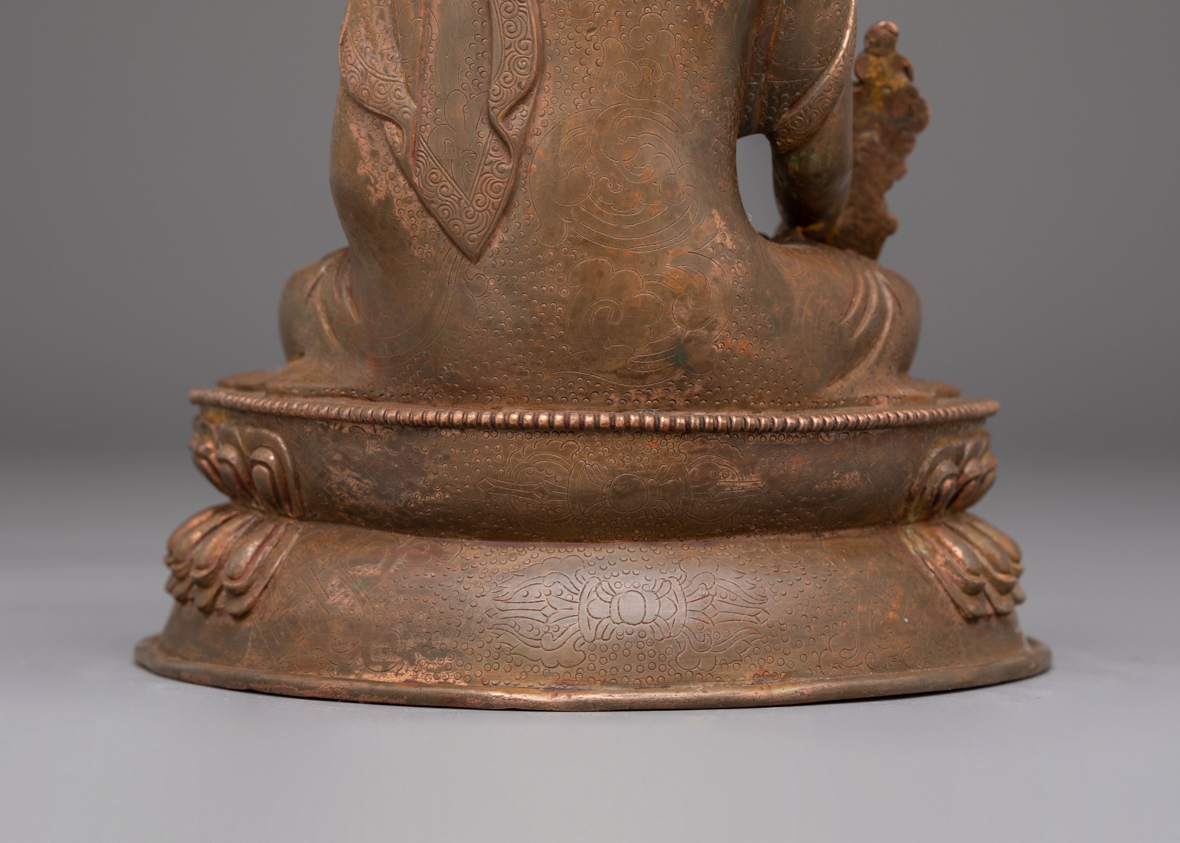 Medicine Buddha Handcrafted Sculpture | Healer of Body and Mind
