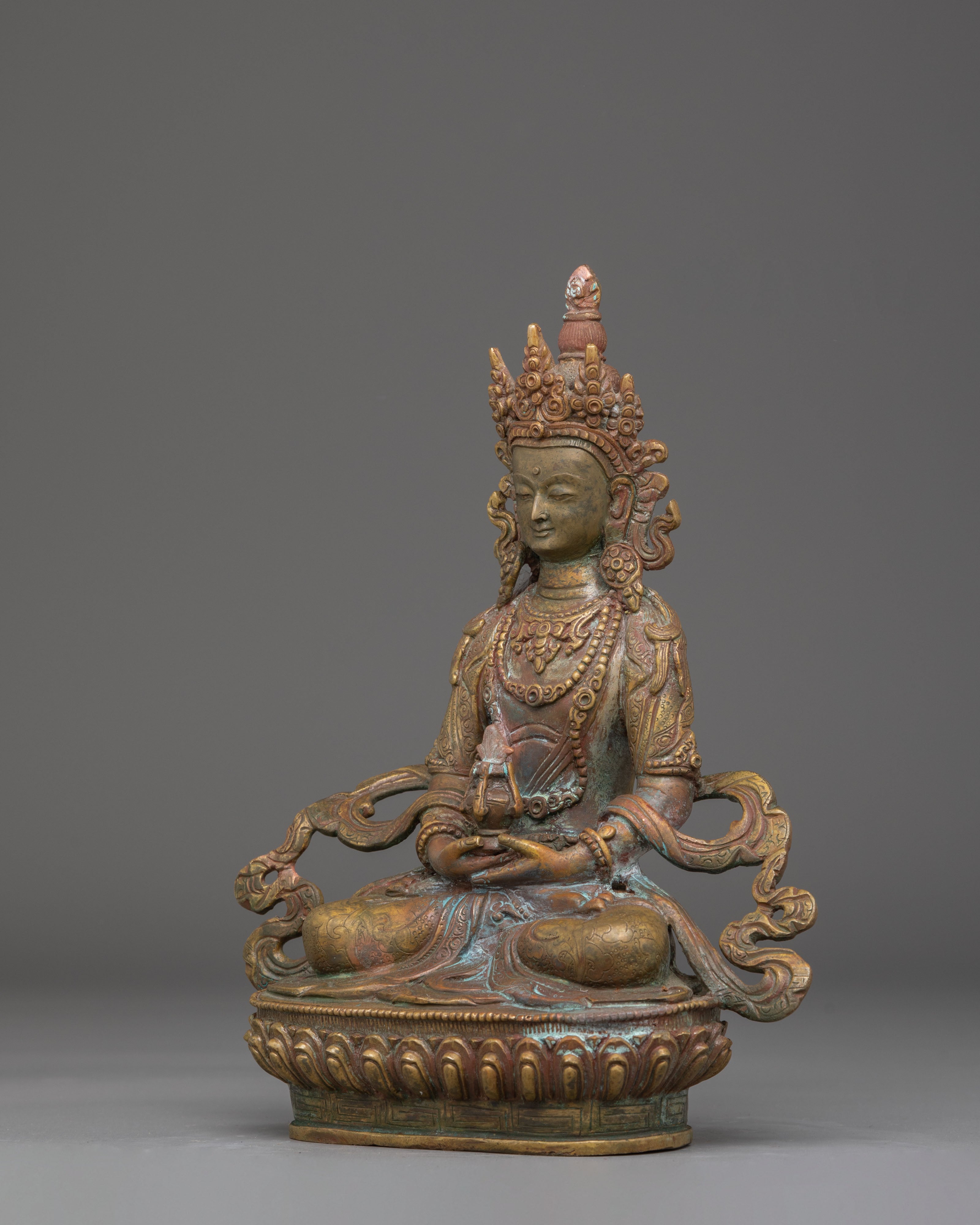 Handcrafted Amitayus Decor Figurine | Buddha of Infinite Life
