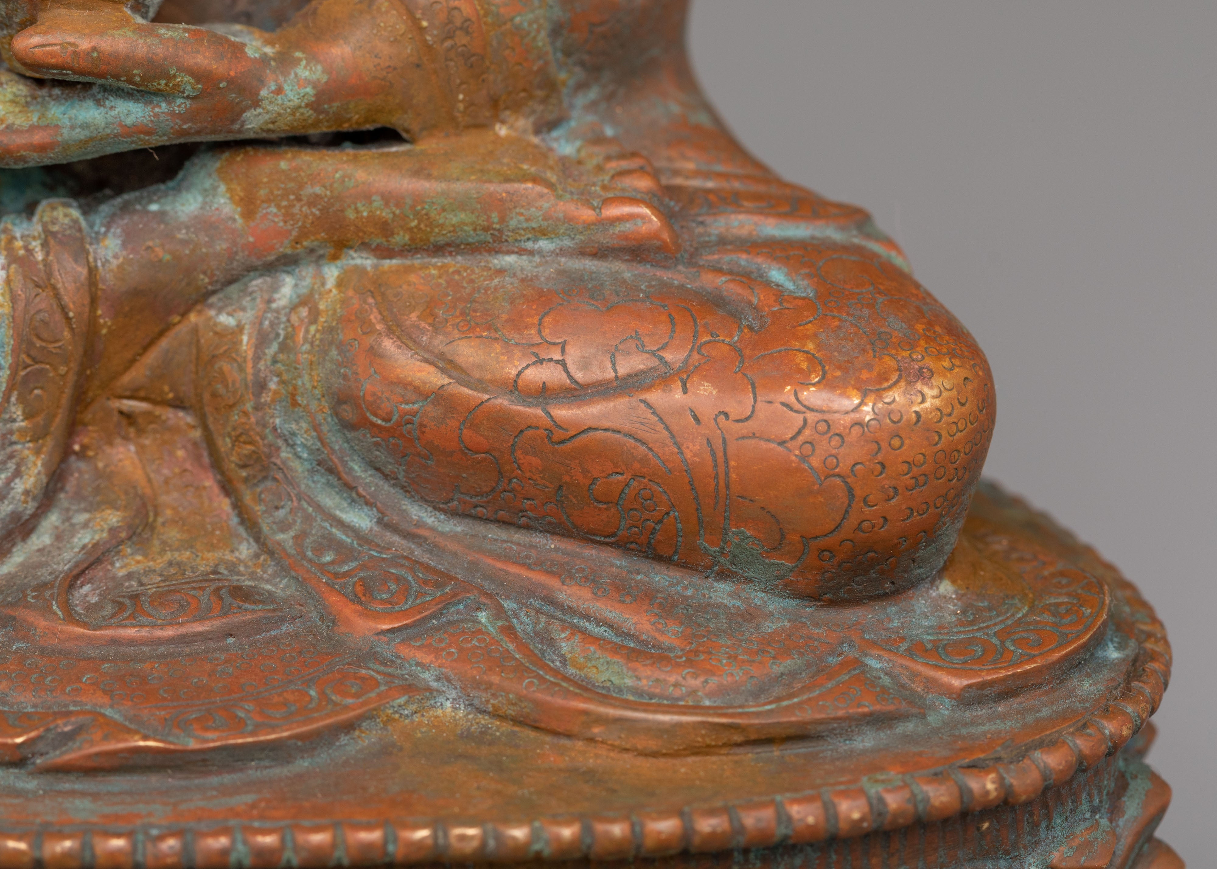 Buddhist Artwork of Shakyamuni Buddha | Peaceful Deity