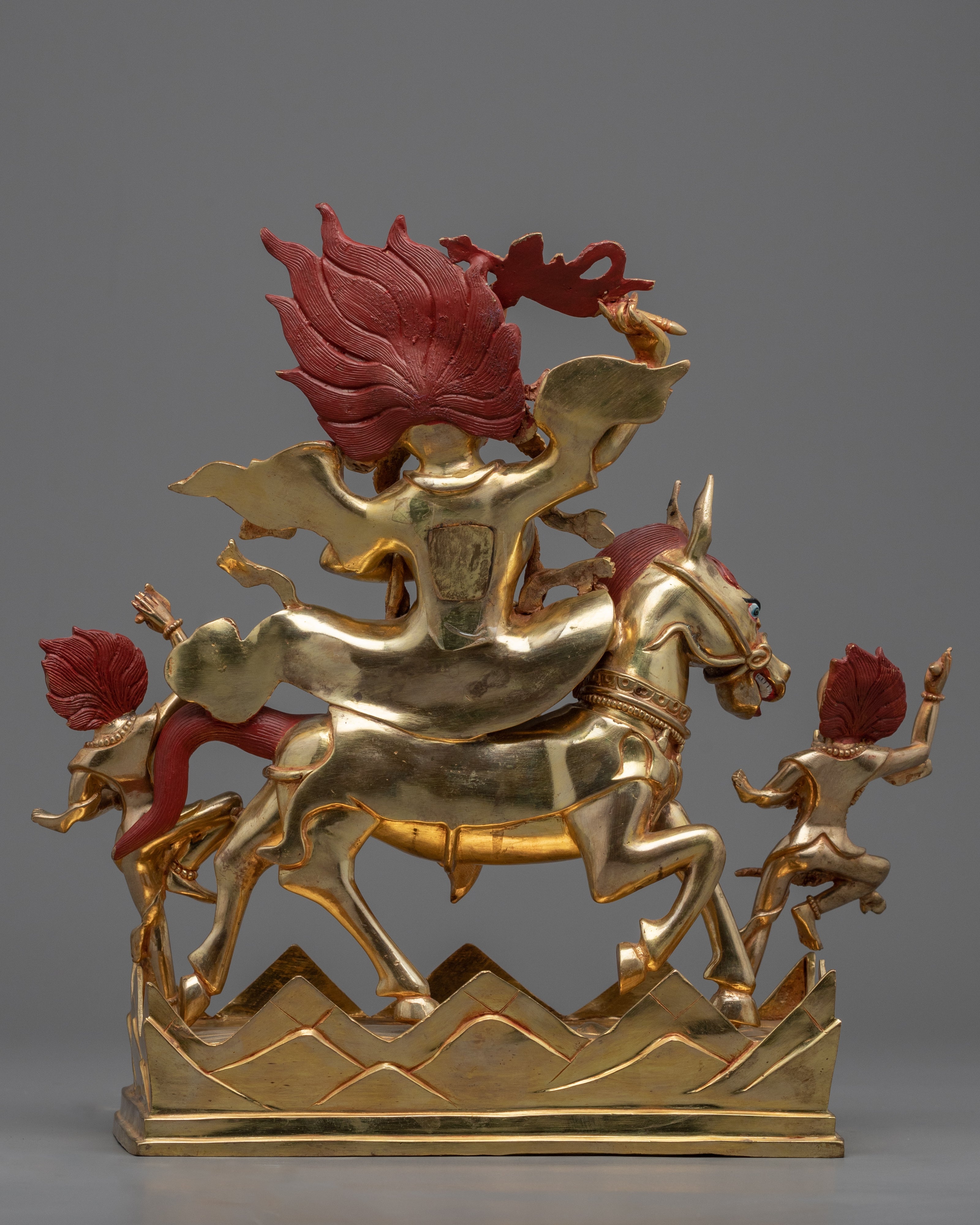 Palden Lhamo Statue for Religious Purpose | Buddhist Fierce Protector Deity Art
