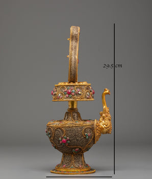 Tibetan Buddhist Bhumba for Ritual | Sacred Vessel for Ceremonies