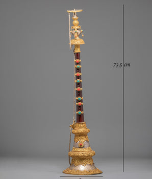 Sacred Buddhist Gyaling | Traditional Buddhist Ceremony Horn