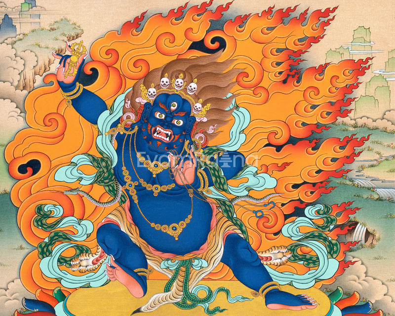 Vajrapani Buddhism | Himalayan wall decor