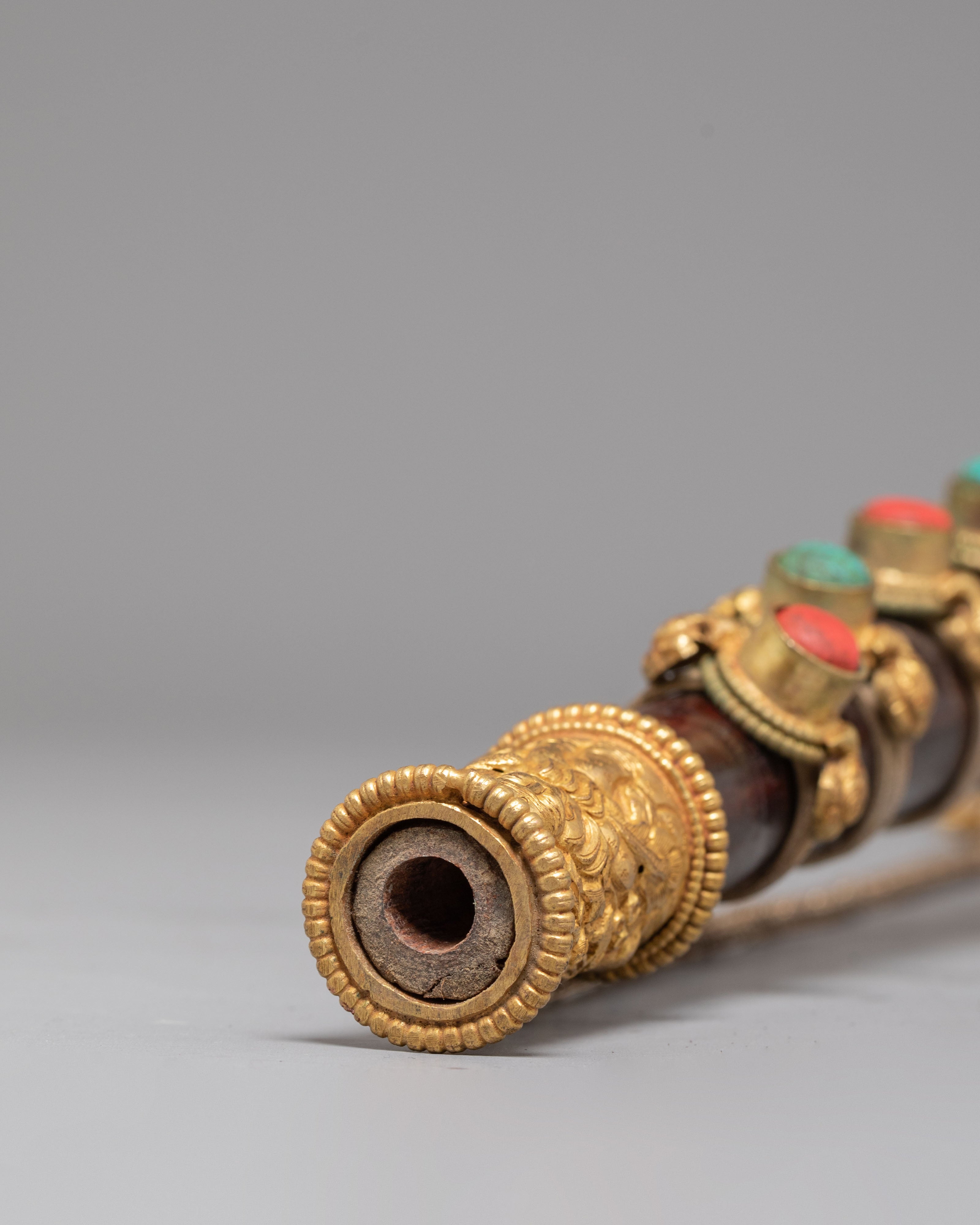 Handcrafted Buddhist Gyaling | Authentic Tibetan Ritual Gyaling Horn