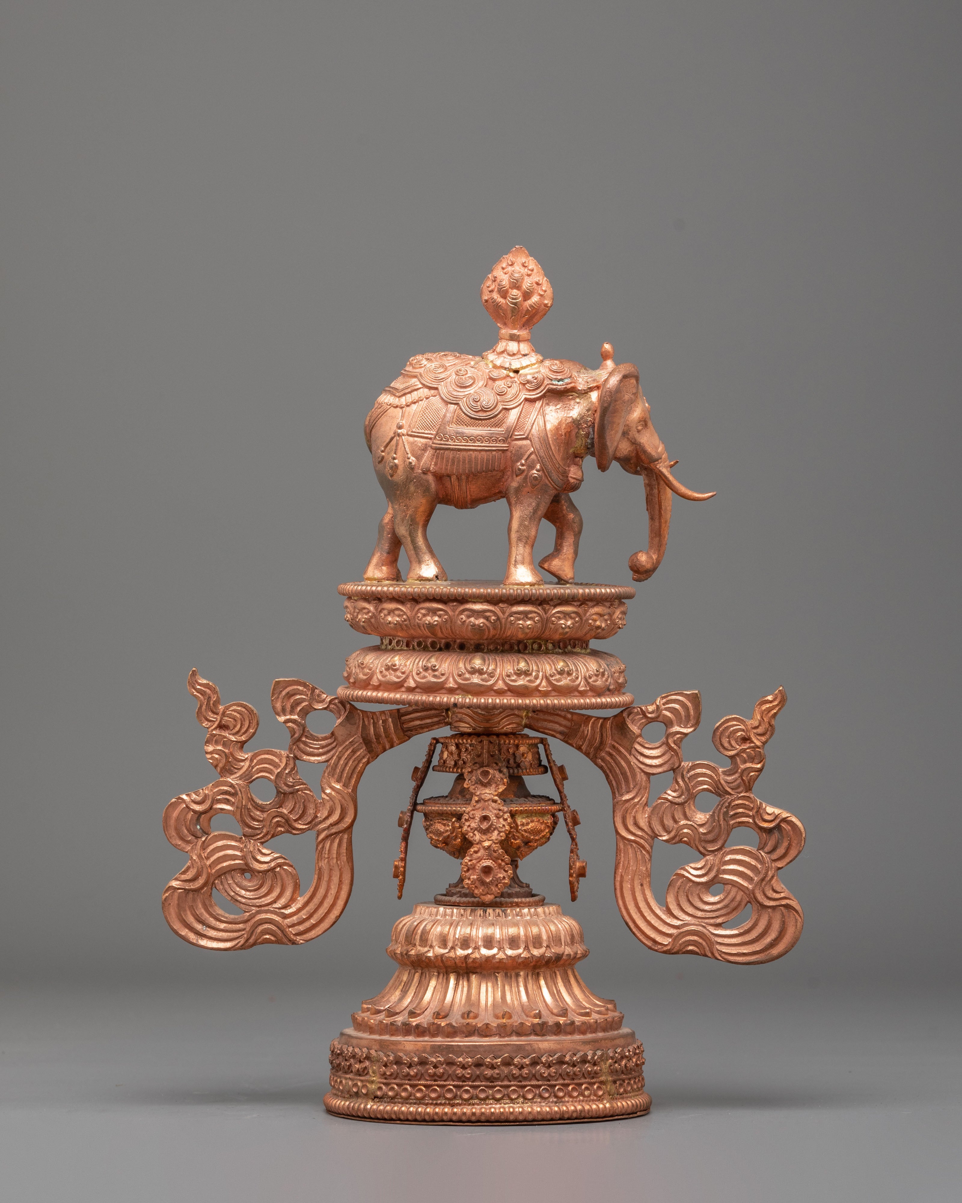 Seven Sacred Possessions | Tibetan Buddhist Art | Copper Statues Set