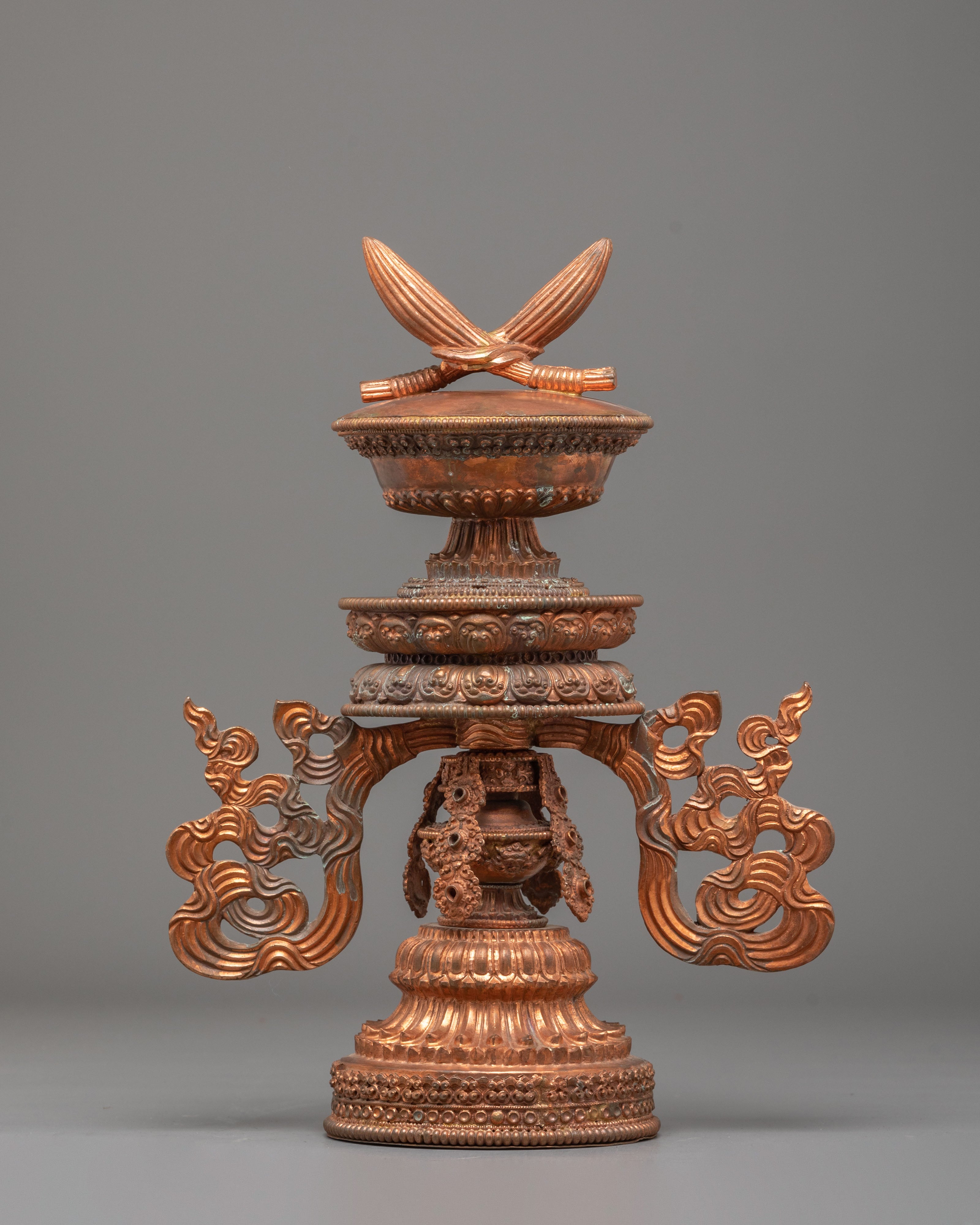 Seven Sacred Possessions | Tibetan Buddhist Art | Copper Statues Set