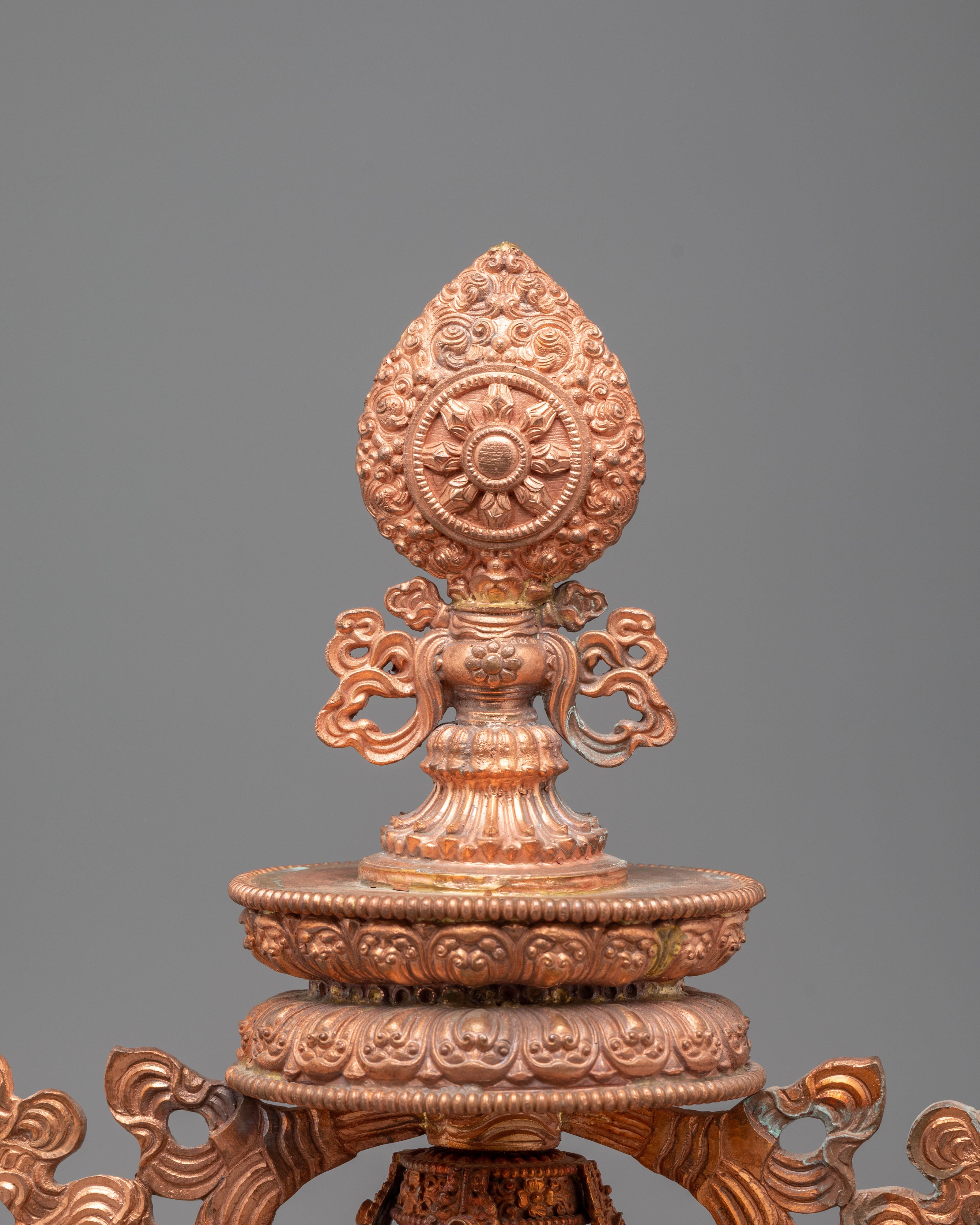 Seven Sacred Possessions | Tibetan Buddhist Art | Copper Statues Set