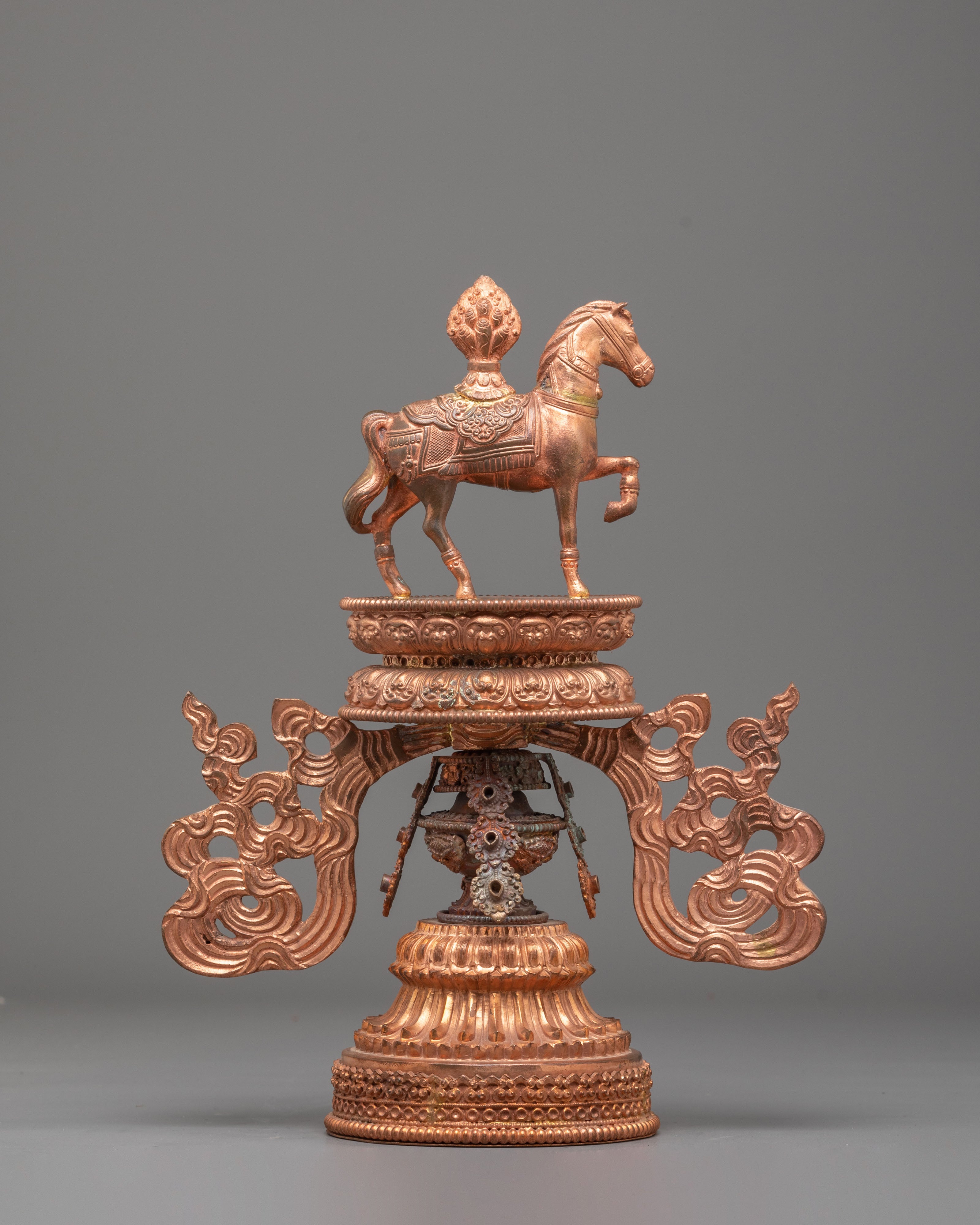 Seven Sacred Possessions | Tibetan Buddhist Art | Copper Statues Set