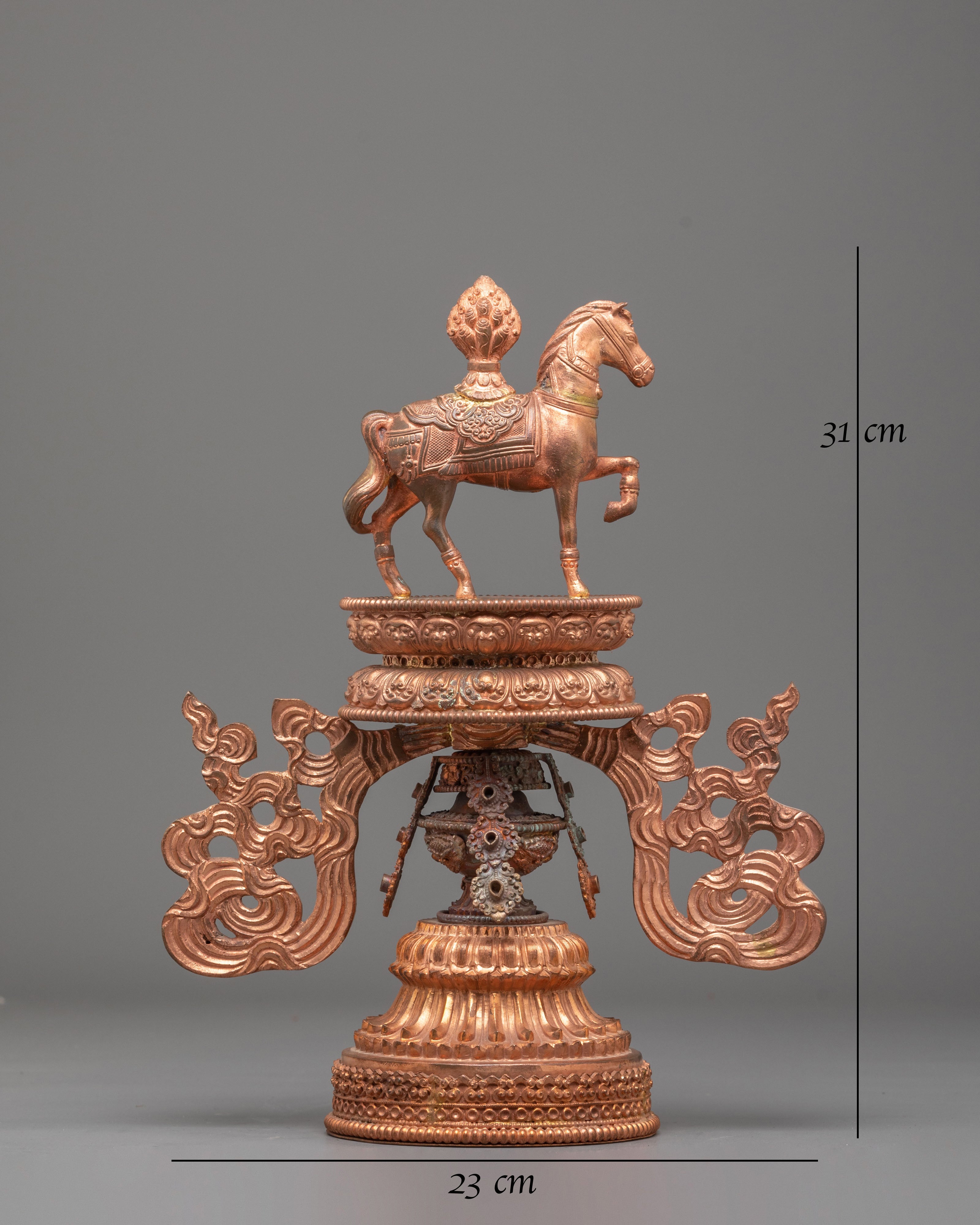 Seven Sacred Possessions | Tibetan Buddhist Art | Copper Statues Set
