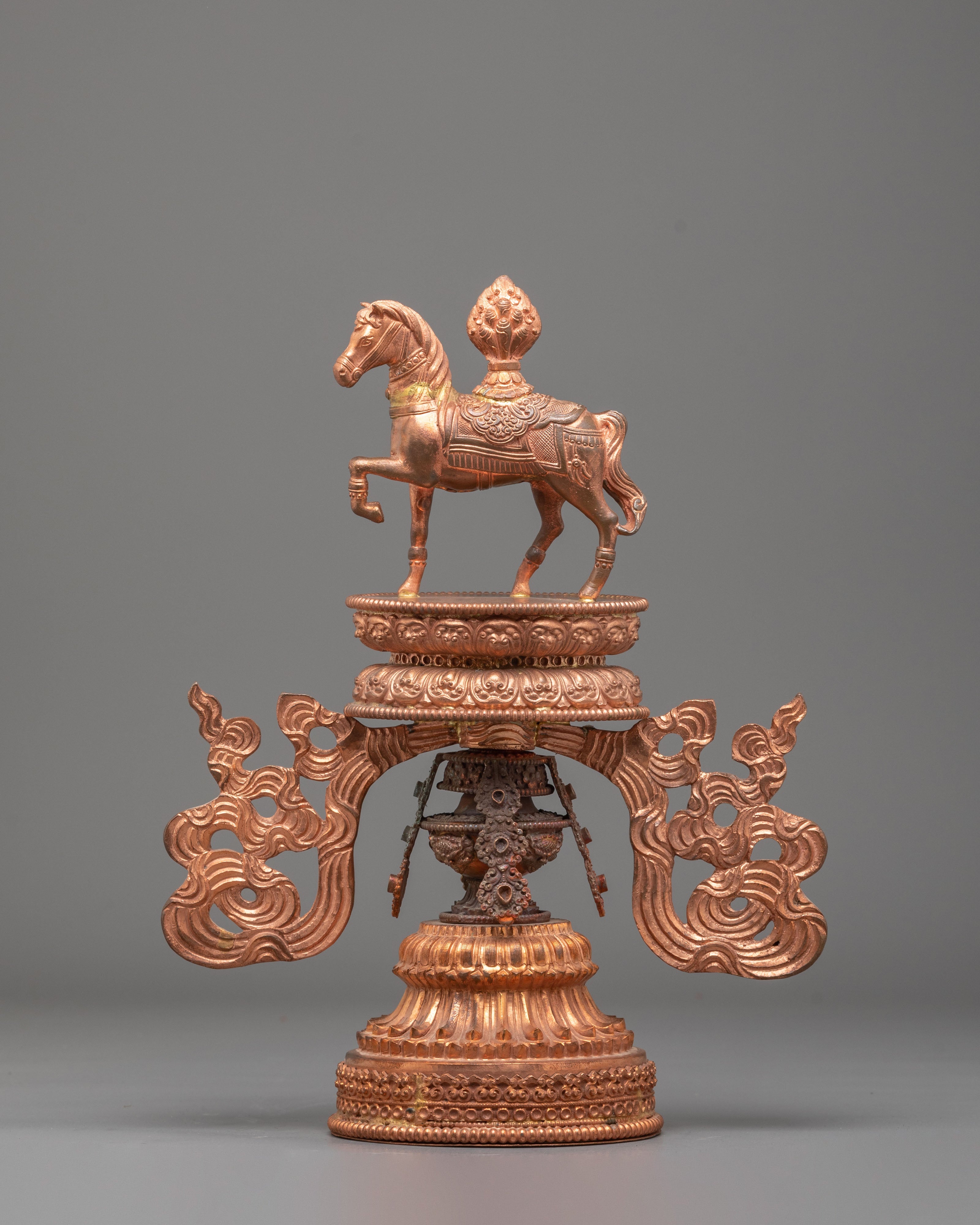 Seven Sacred Possessions | Tibetan Buddhist Art | Copper Statues Set