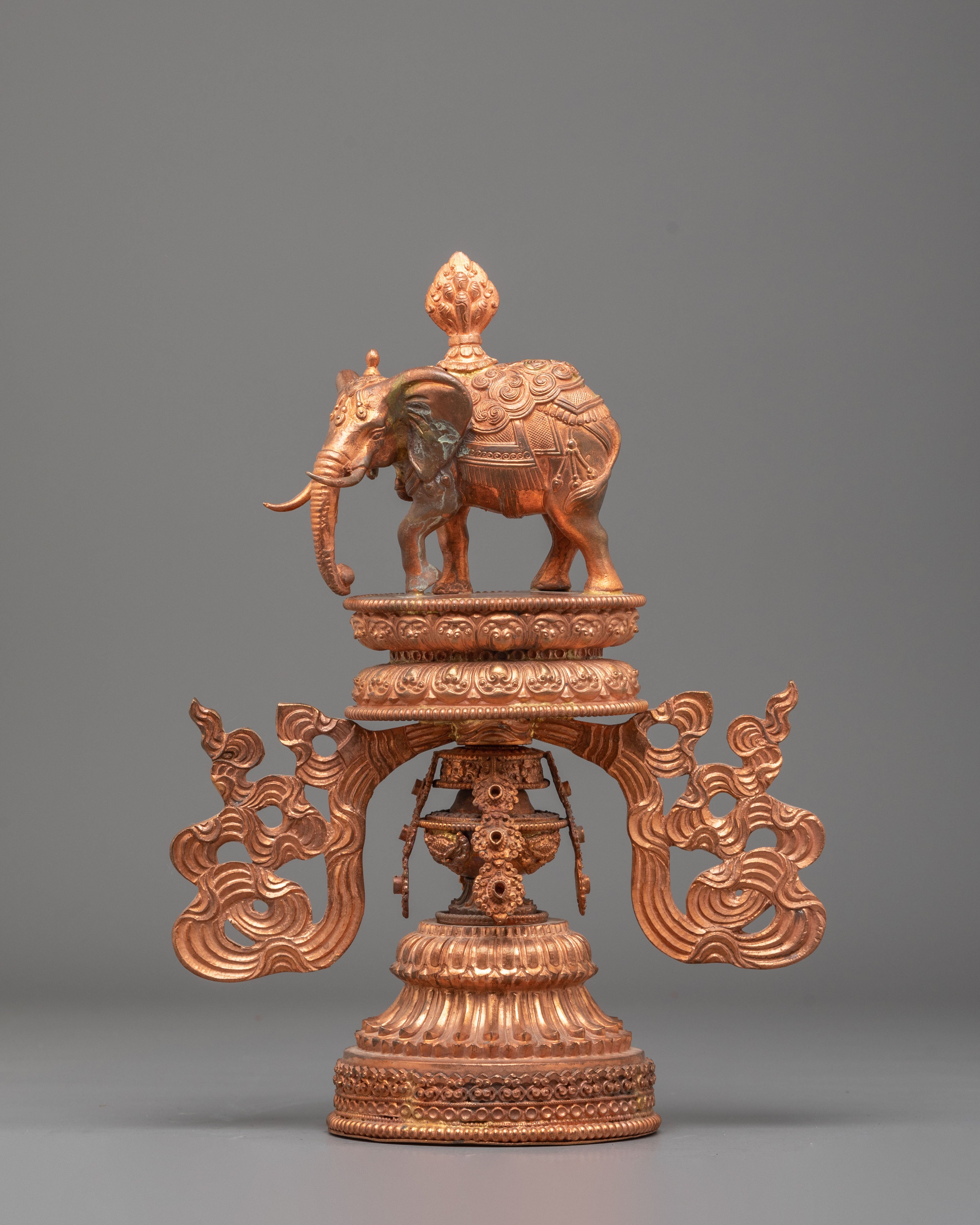 Seven Sacred Possessions | Tibetan Buddhist Art | Copper Statues Set