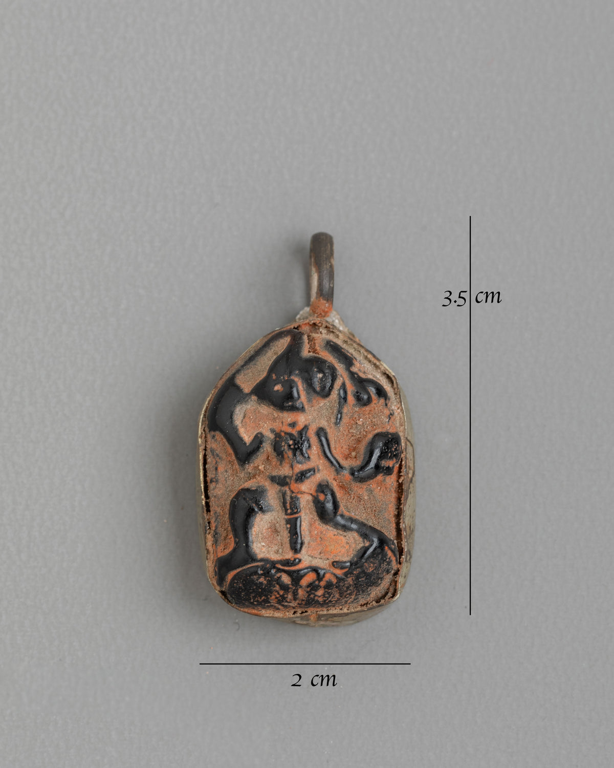 Buddhist Style Locket Pendant | Antique Finish Spiritual Ornament