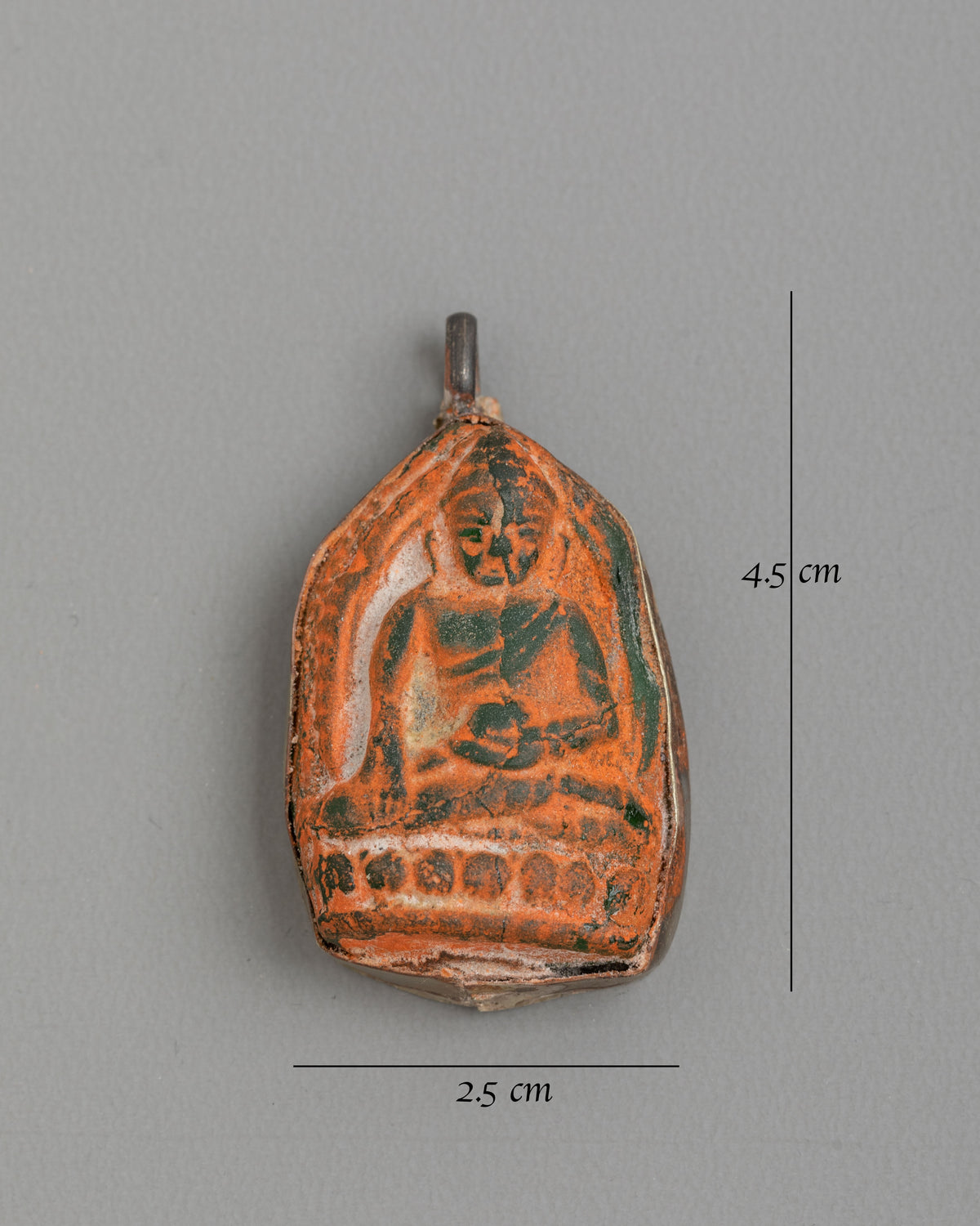 Sacred Buddha Locket Pendant | Antique Finish Buddhist Ornament