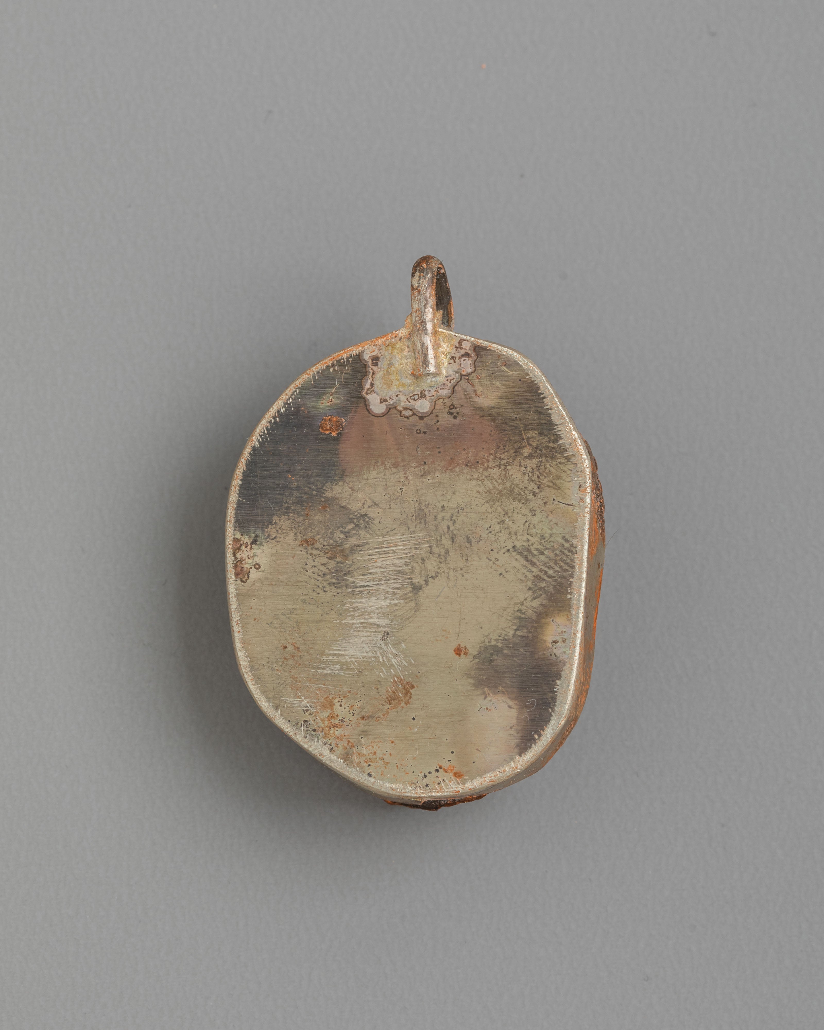 Sacred Buddhist Deity Locket | Antique Finish Spiritual Ornament