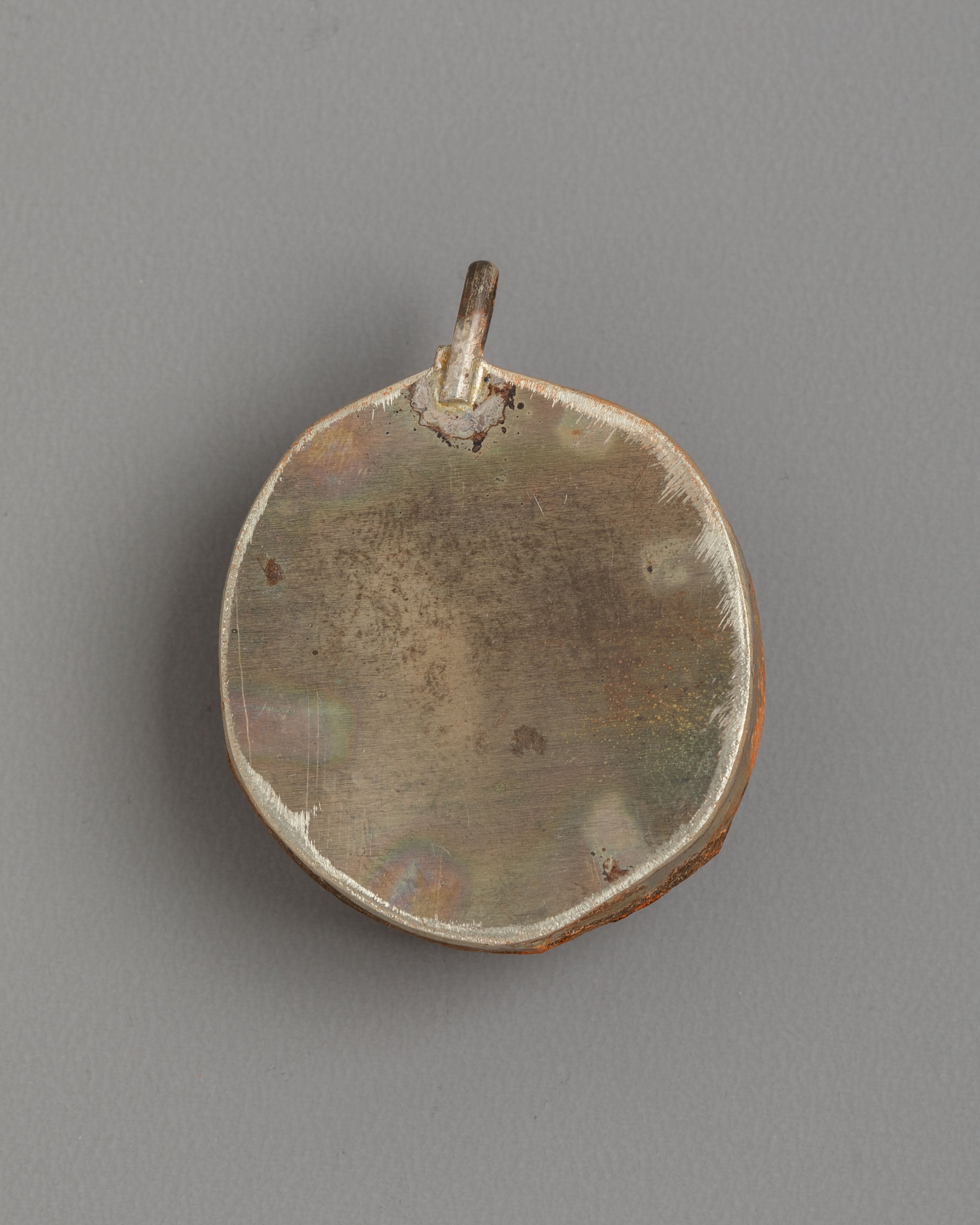 Spiritual Carved Deity Pendant | Antique Finish Buddhist Ornament