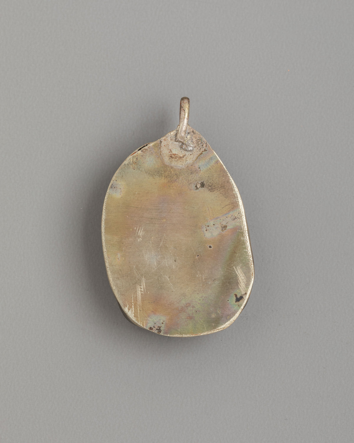 Handcarved Buddhist Pendant | Antique Finish Spiritual Ornament