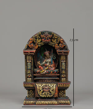 Sacred Padmasambhava Handcrafted Statue | Guru Rinpoche Buddhist Altar Art