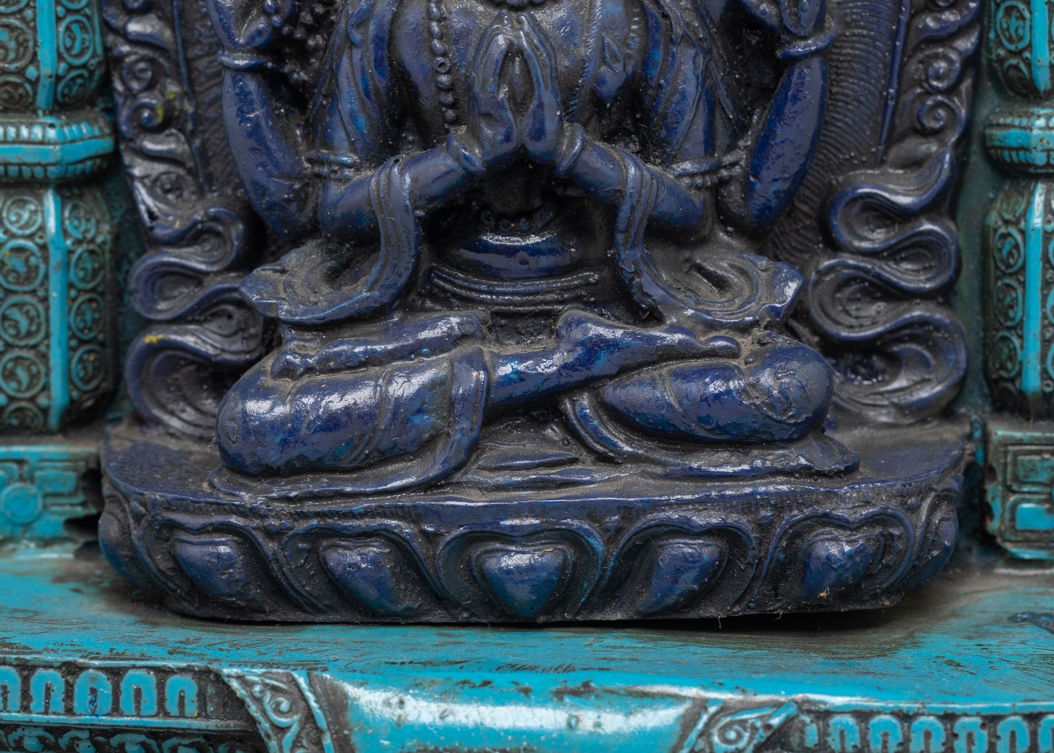 Tibetan Divine Statue of Chenrezig | Figure of Boundless Compassion