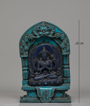 Tibetan Divine Statue of Chenrezig | Figure of Boundless Compassion