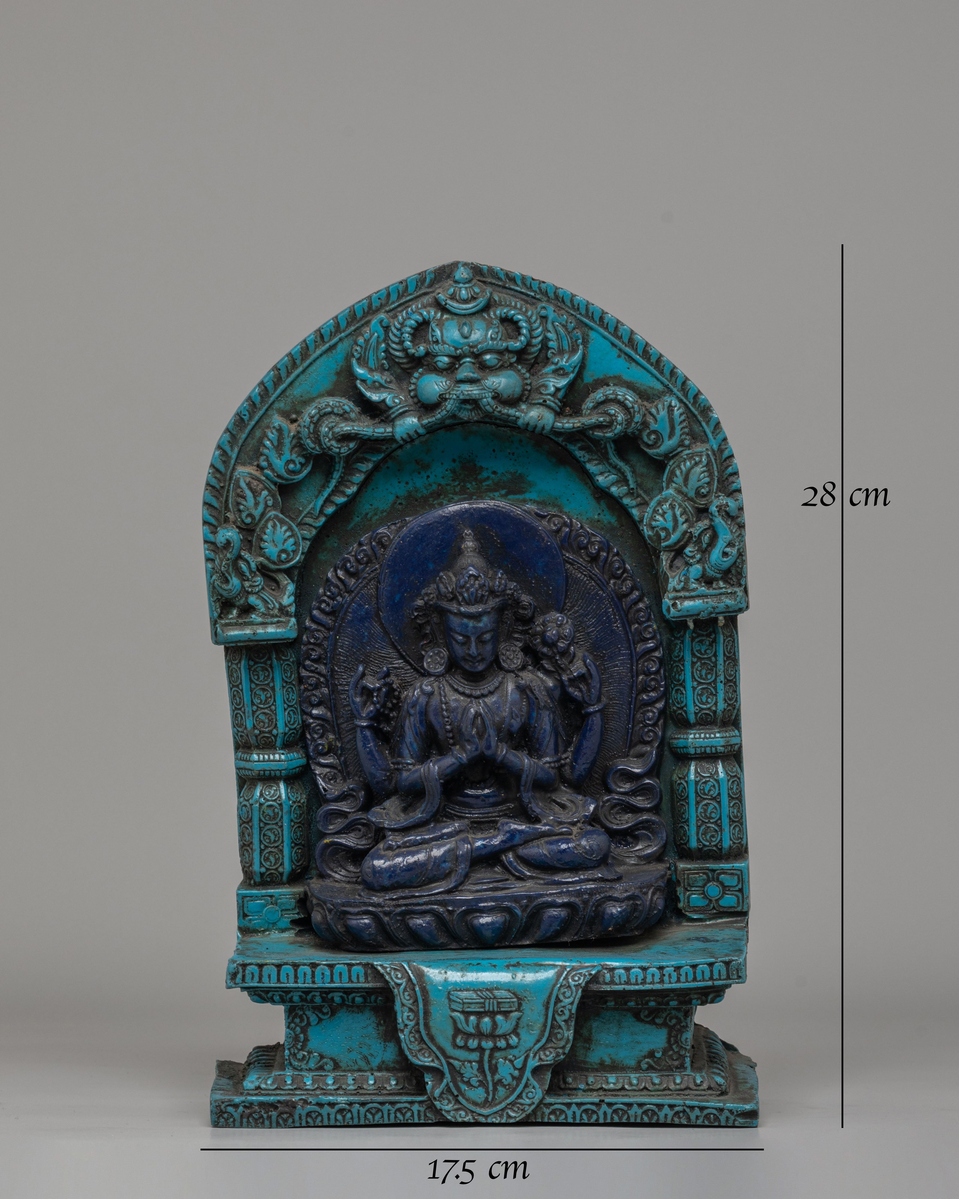 Tibetan Divine Statue of Chenrezig | Figure of Boundless Compassion
