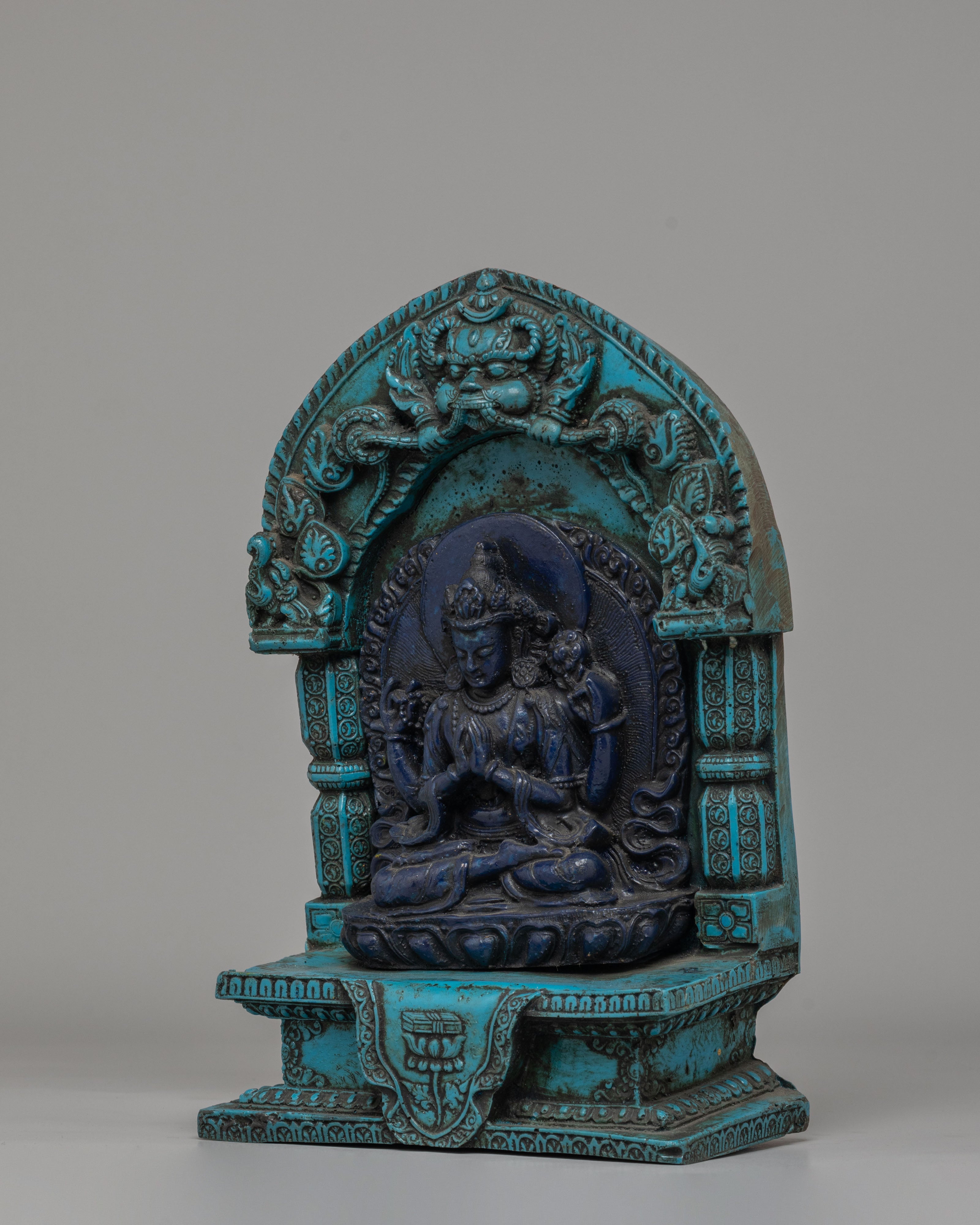 Tibetan Divine Statue of Chenrezig | Figure of Boundless Compassion
