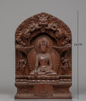 Handcrafted Tibetan Sculpture of Shakyamuni Buddha | Sage of Shakyas