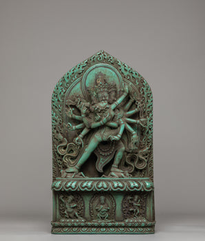 Handmade Statue of Tantric Deity Chakrasambhara