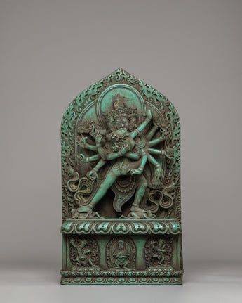 Handmade Statue of Tantric Deity Chakrasambhara