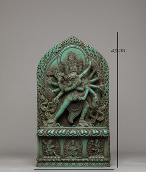 Handmade Statue of Tantric Deity Chakrasambhara | Tantric Yidam